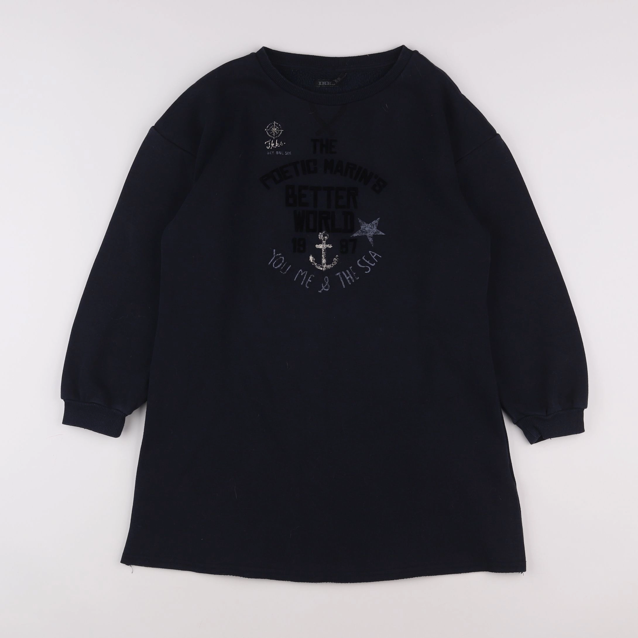 IKKS - robe bleu - 10 ans