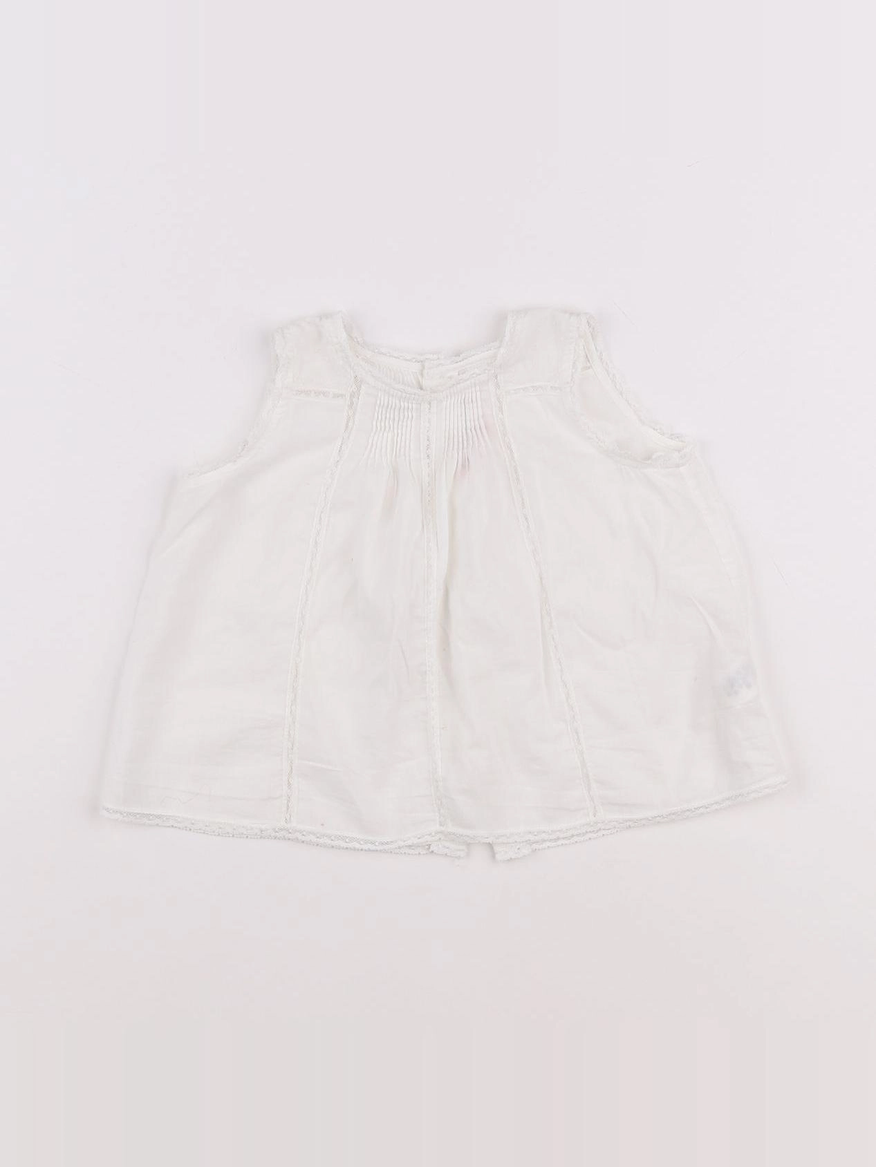 Bonpoint - blouse blanc - 18 mois