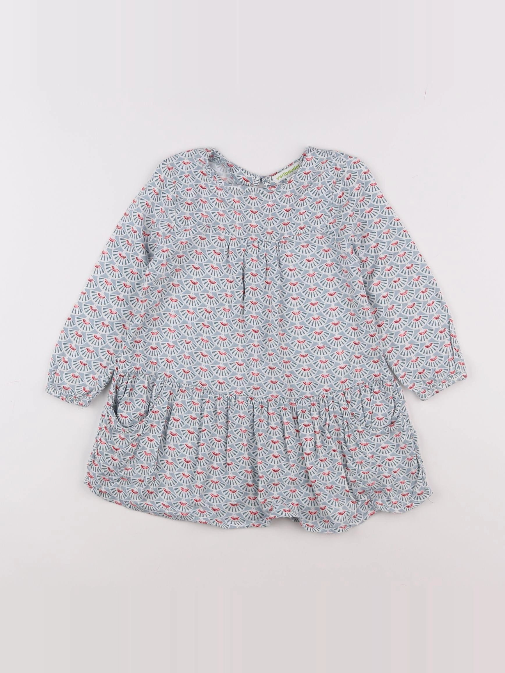 Vertbaudet - robe vert - 3 ans