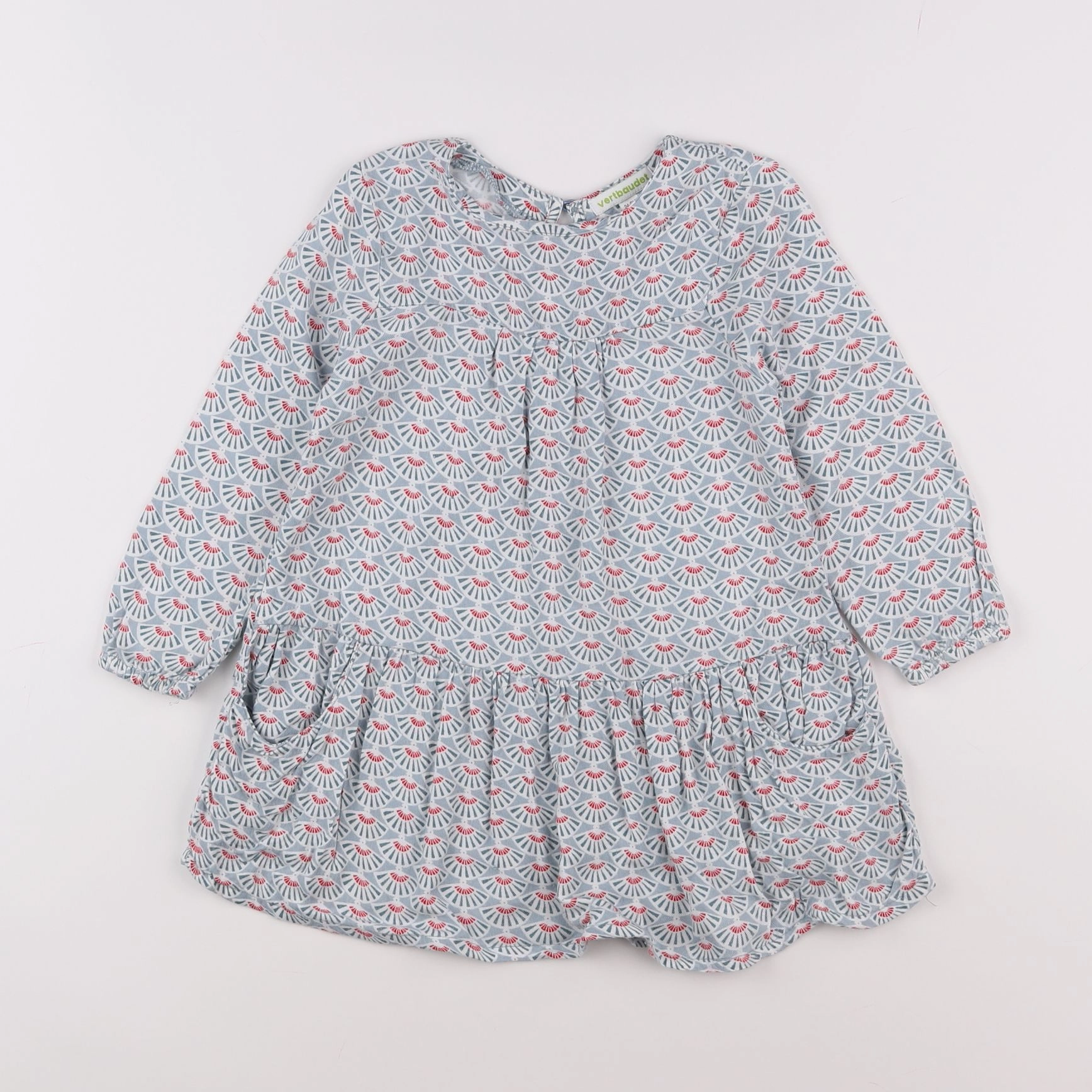 Vertbaudet - robe vert - 3 ans
