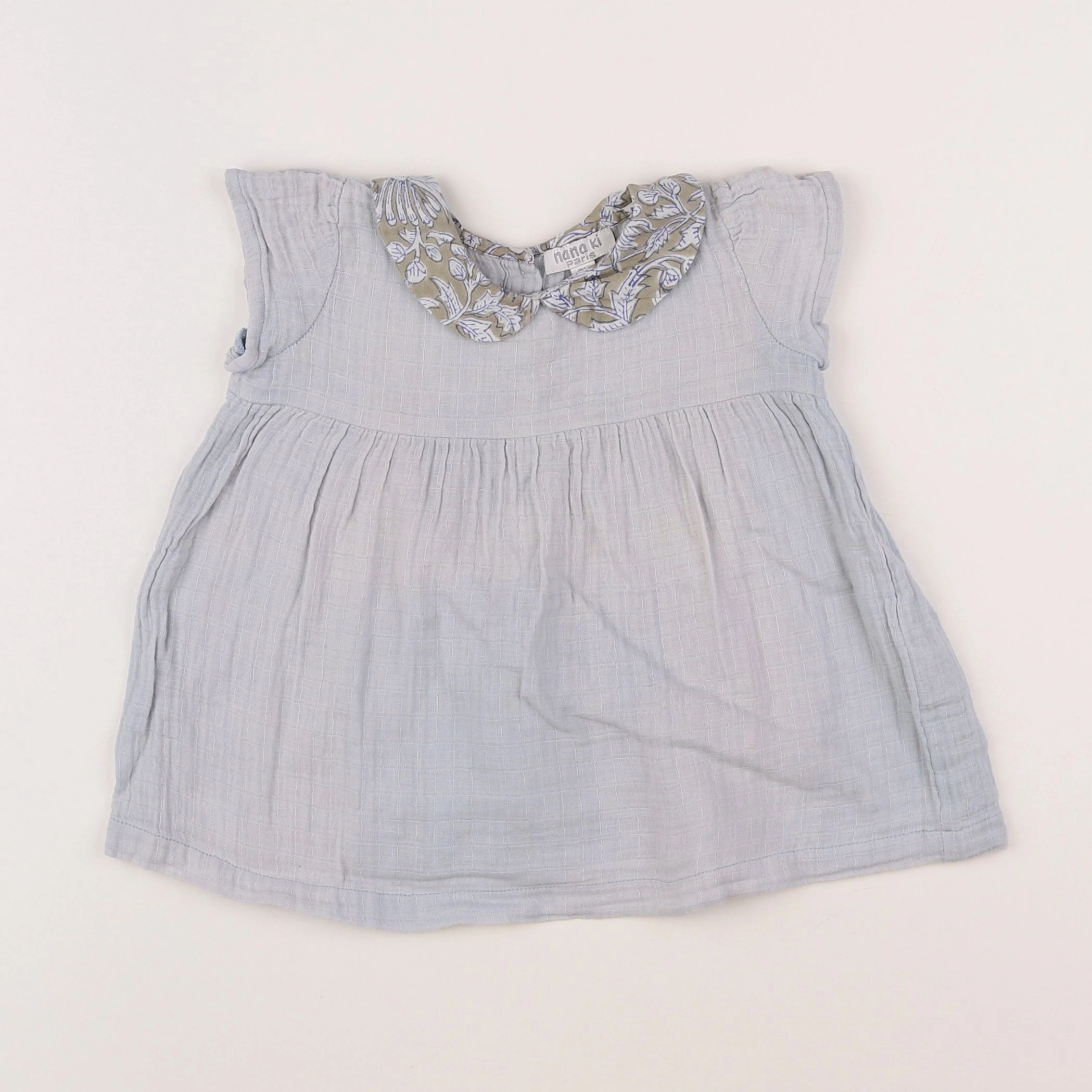 Nana Ki - blouse bleu - 2 ans