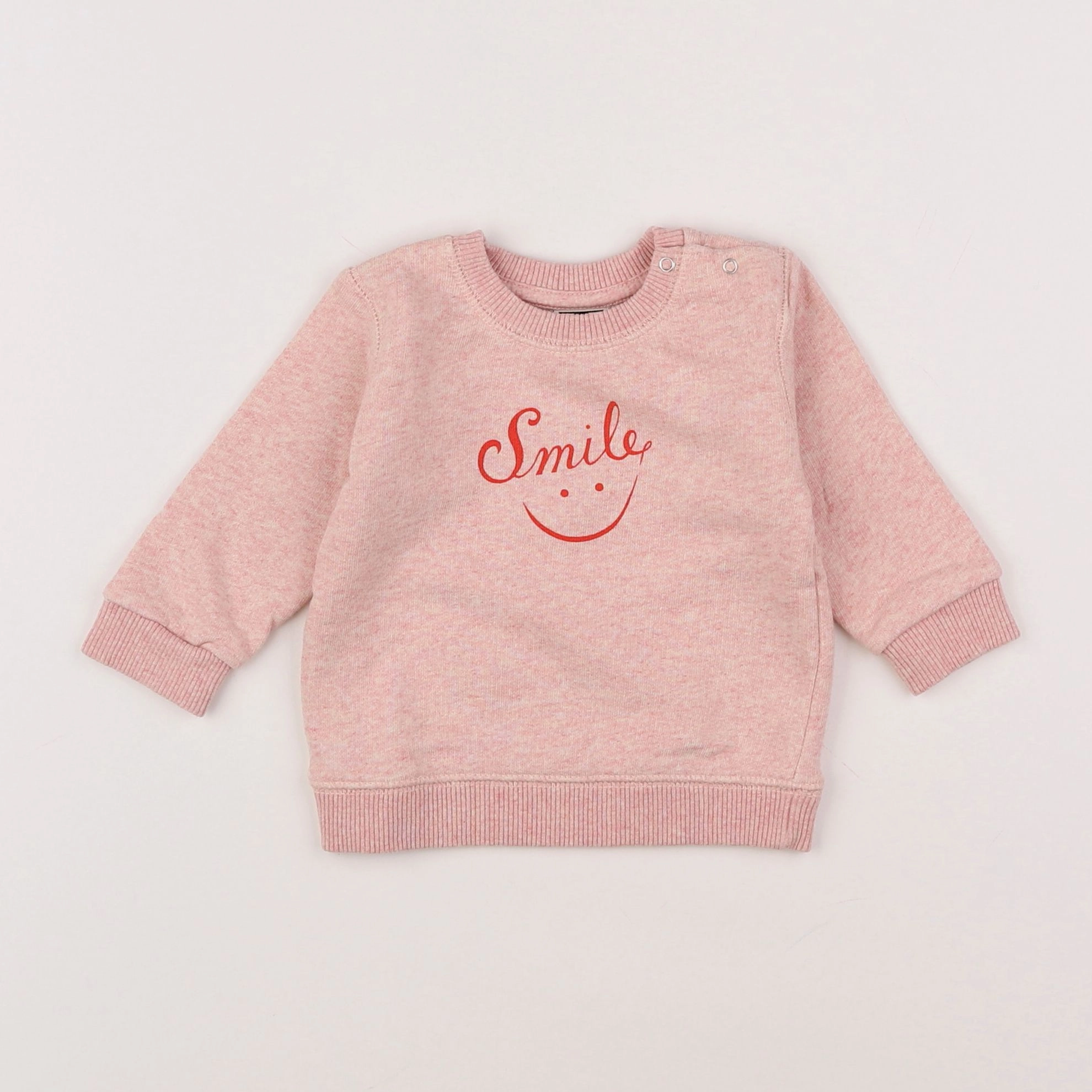 Bonton - sweat rose - 6 mois