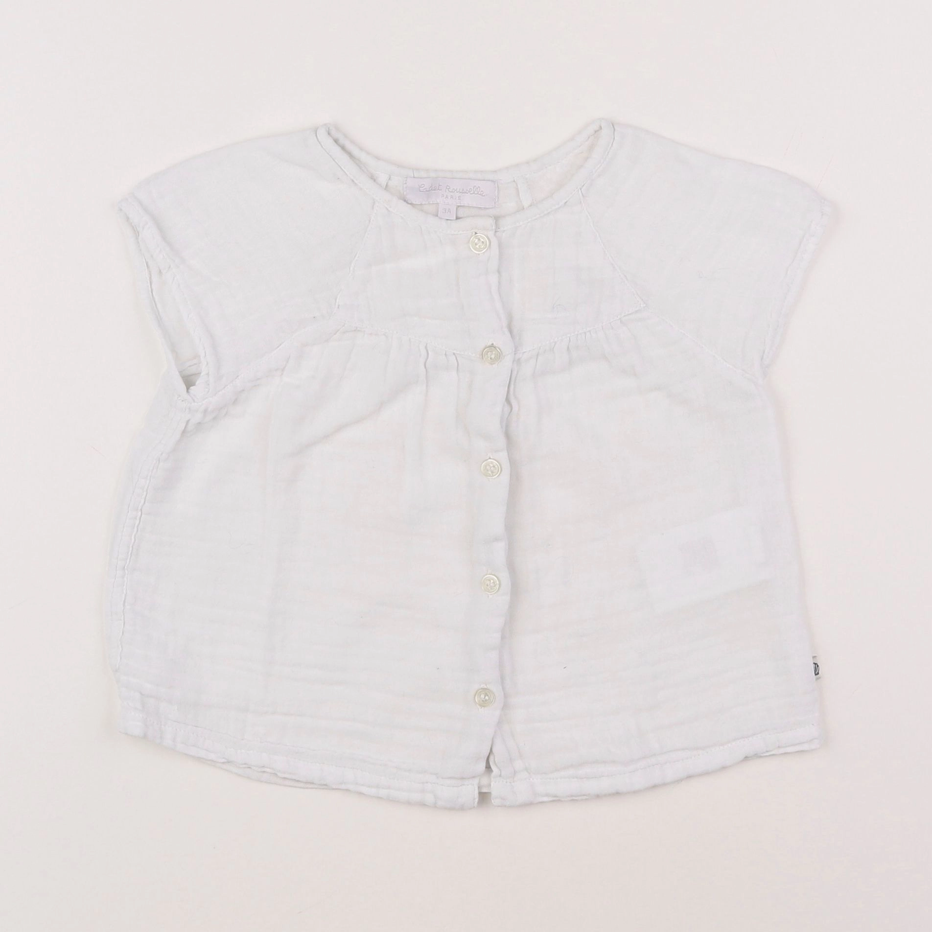 Cadet Rousselle - blouse blanc - 3 ans