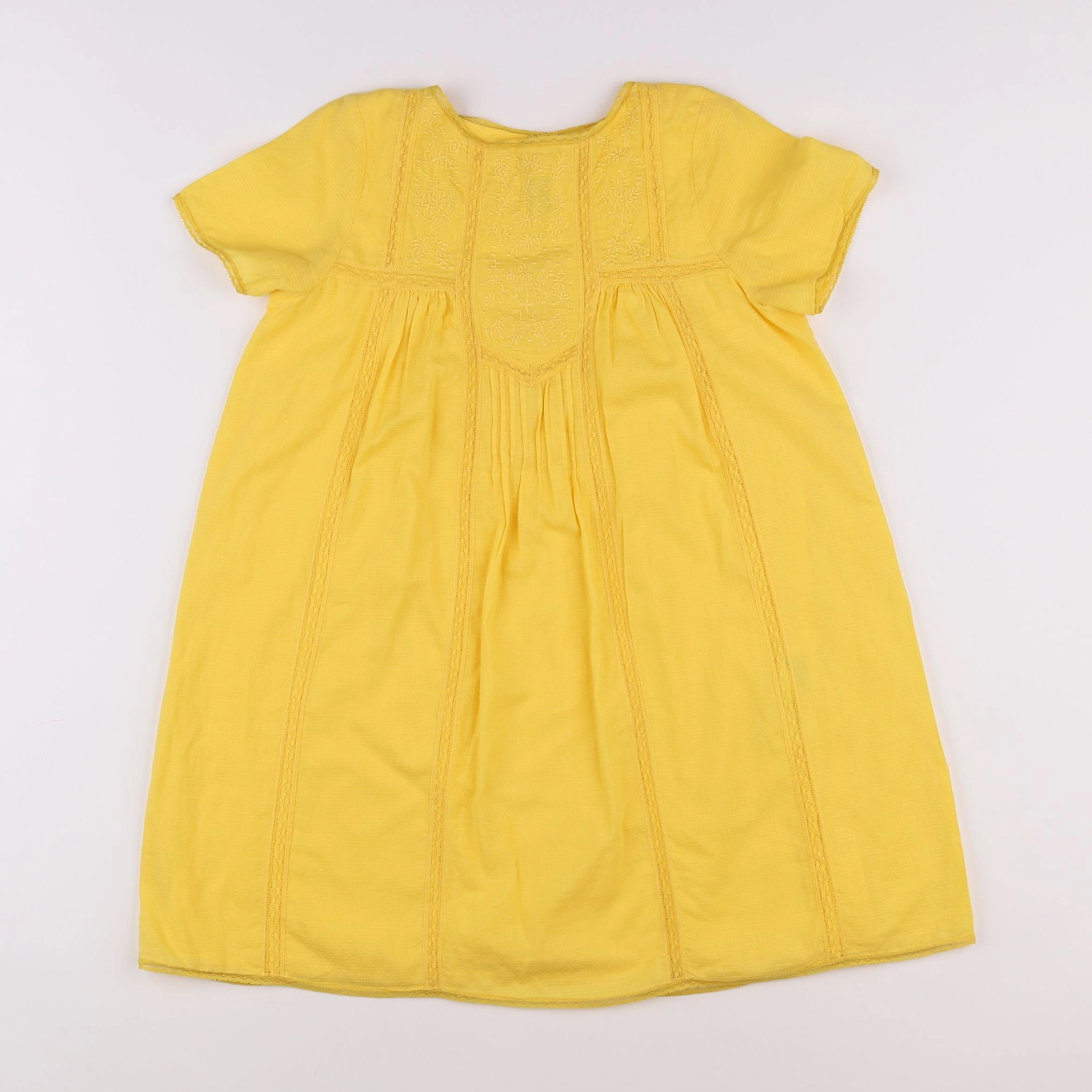 Bonpoint - robe jaune - 8 ans