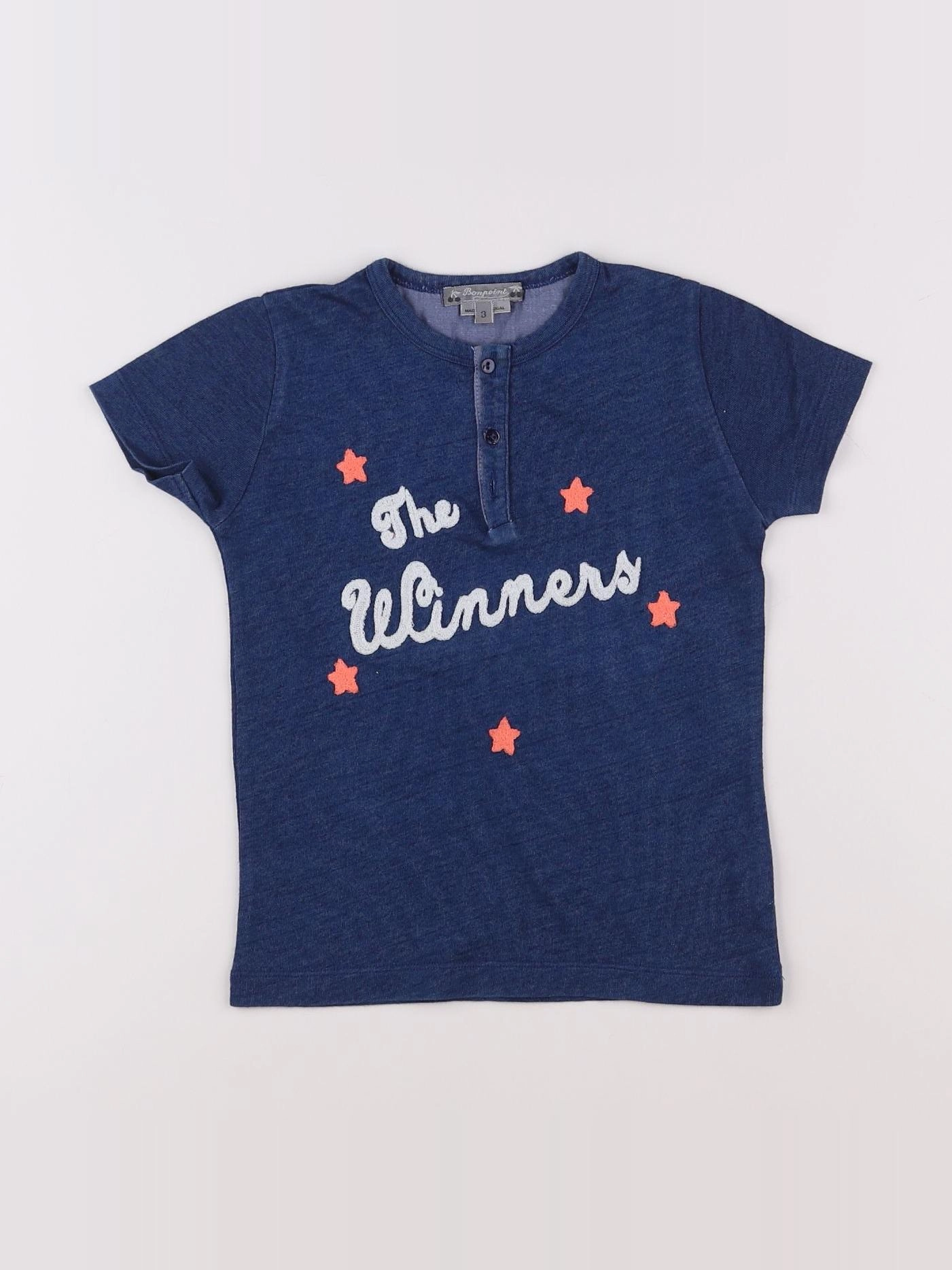 Bonpoint - tee-shirt bleu - 3 ans