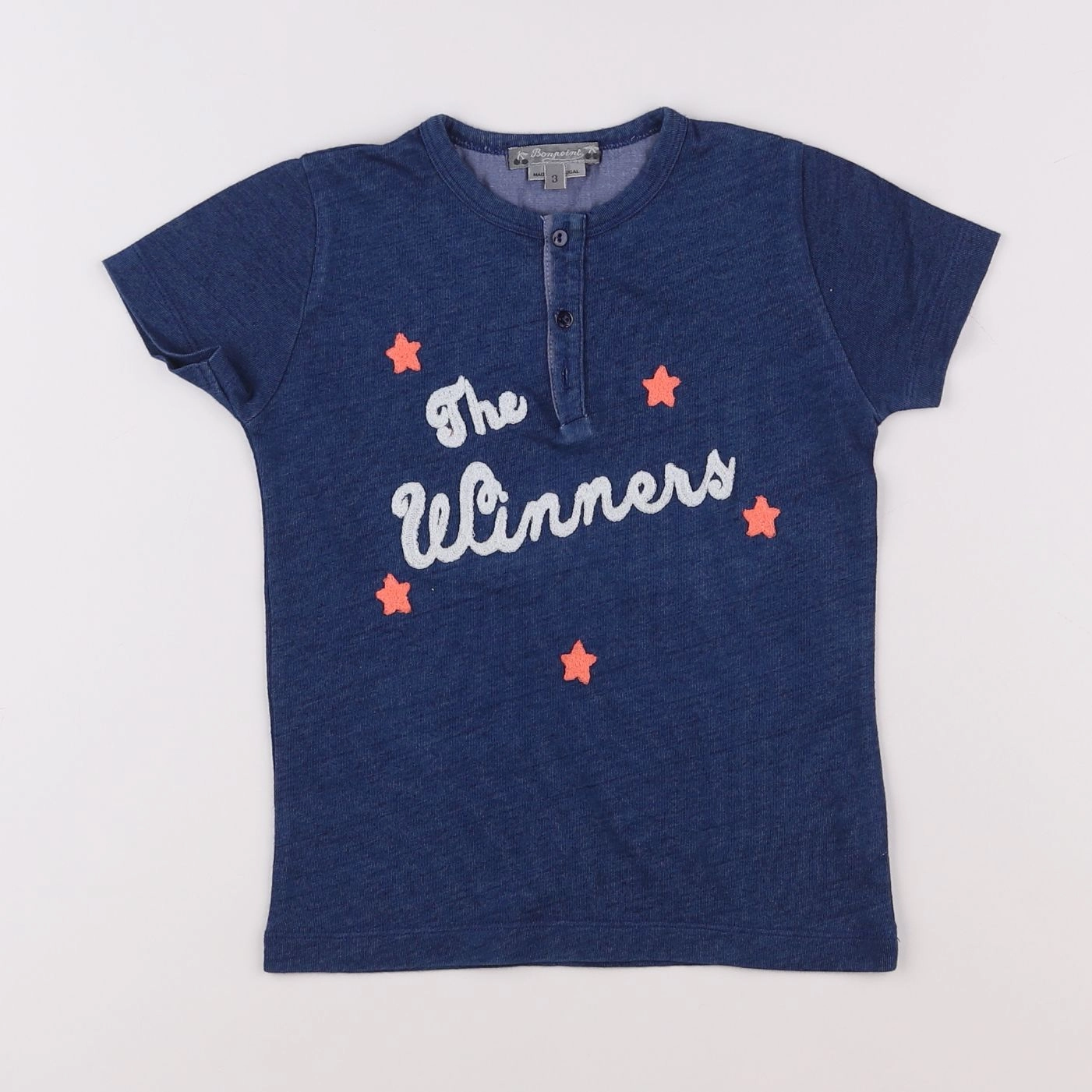 Bonpoint - tee-shirt bleu - 3 ans