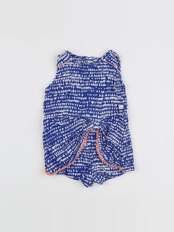 IKKS - combinaison bleu, blanc - 12 mois