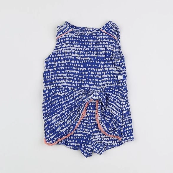 IKKS - combinaison bleu, blanc - 12 mois