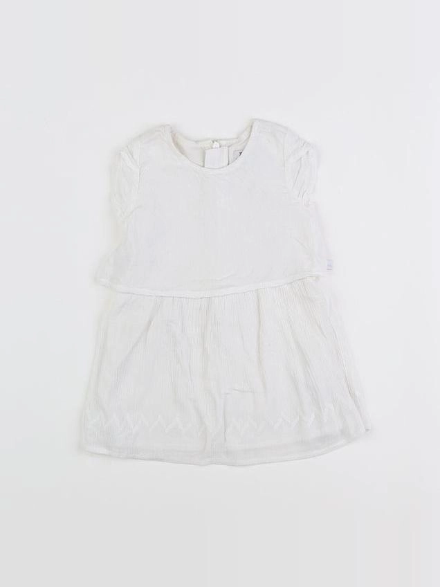 IKKS - robe blanc - 12 mois