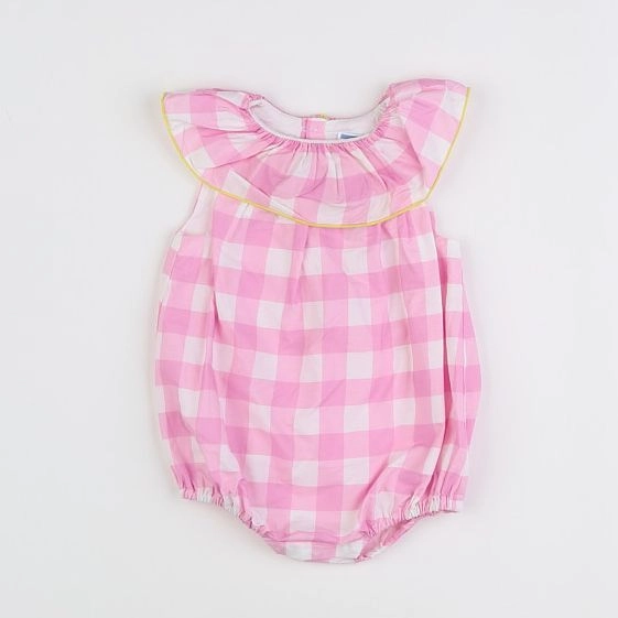 Jacadi - combinaison blanc, rose - 3 mois