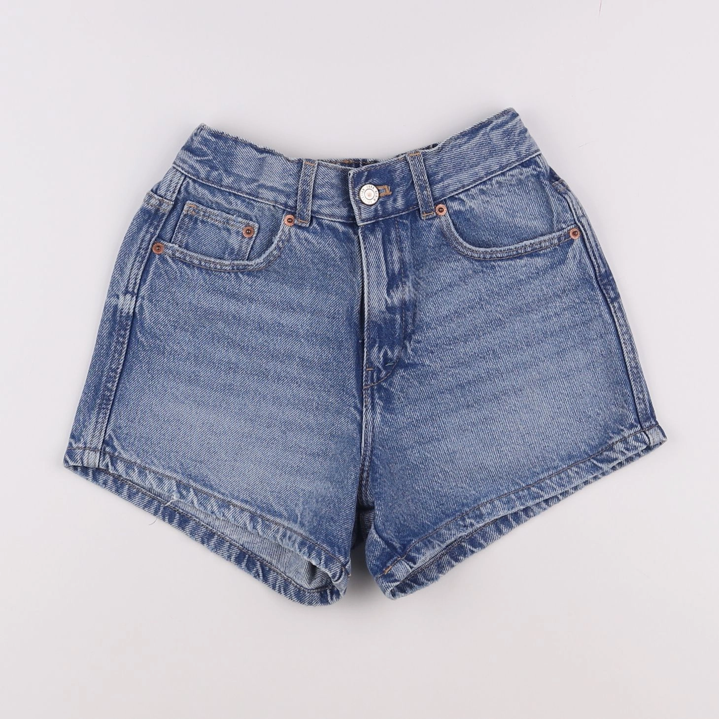 Zara - short bleu - 10 ans