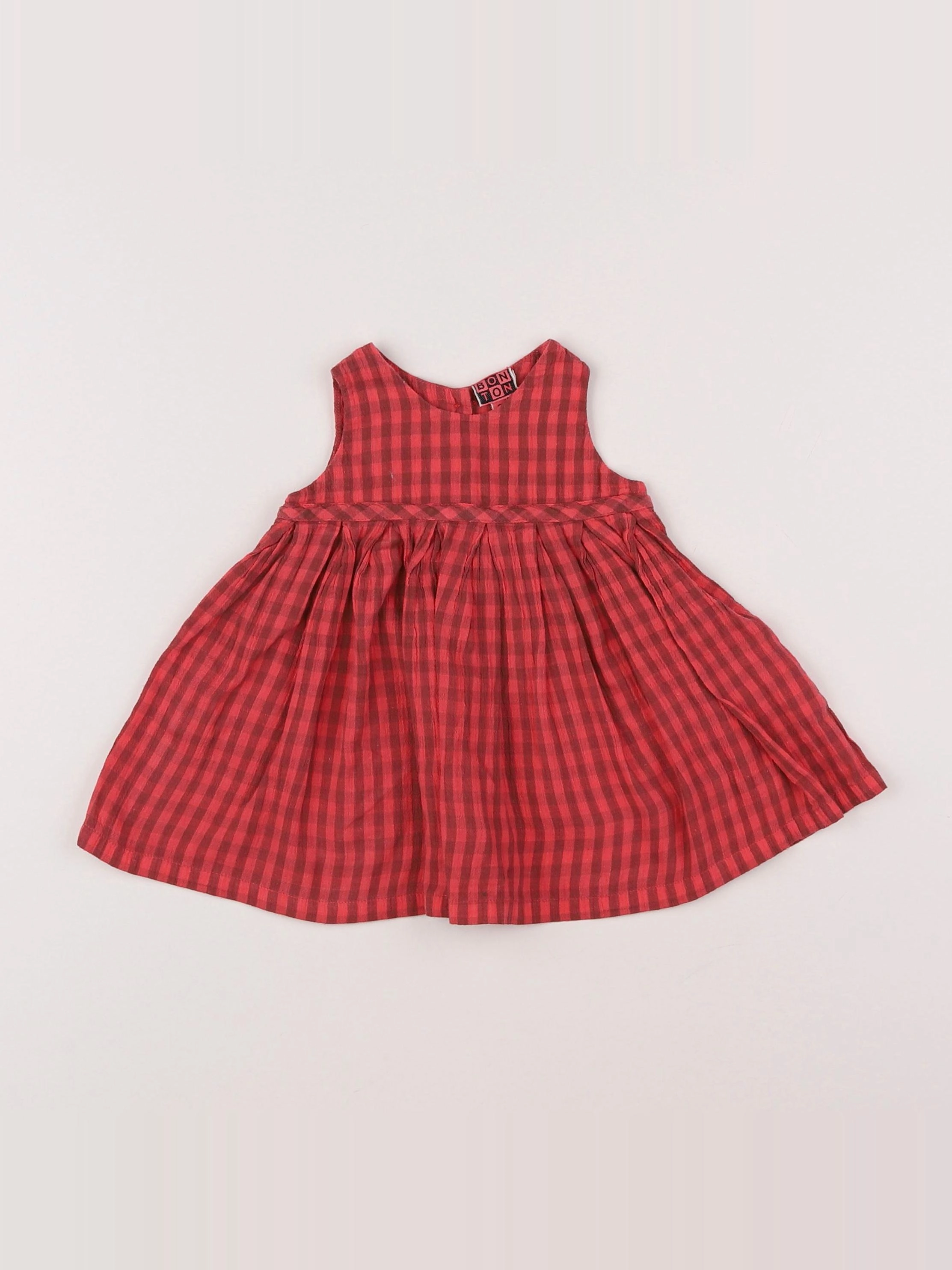 Bonton - robe rose - 6 mois