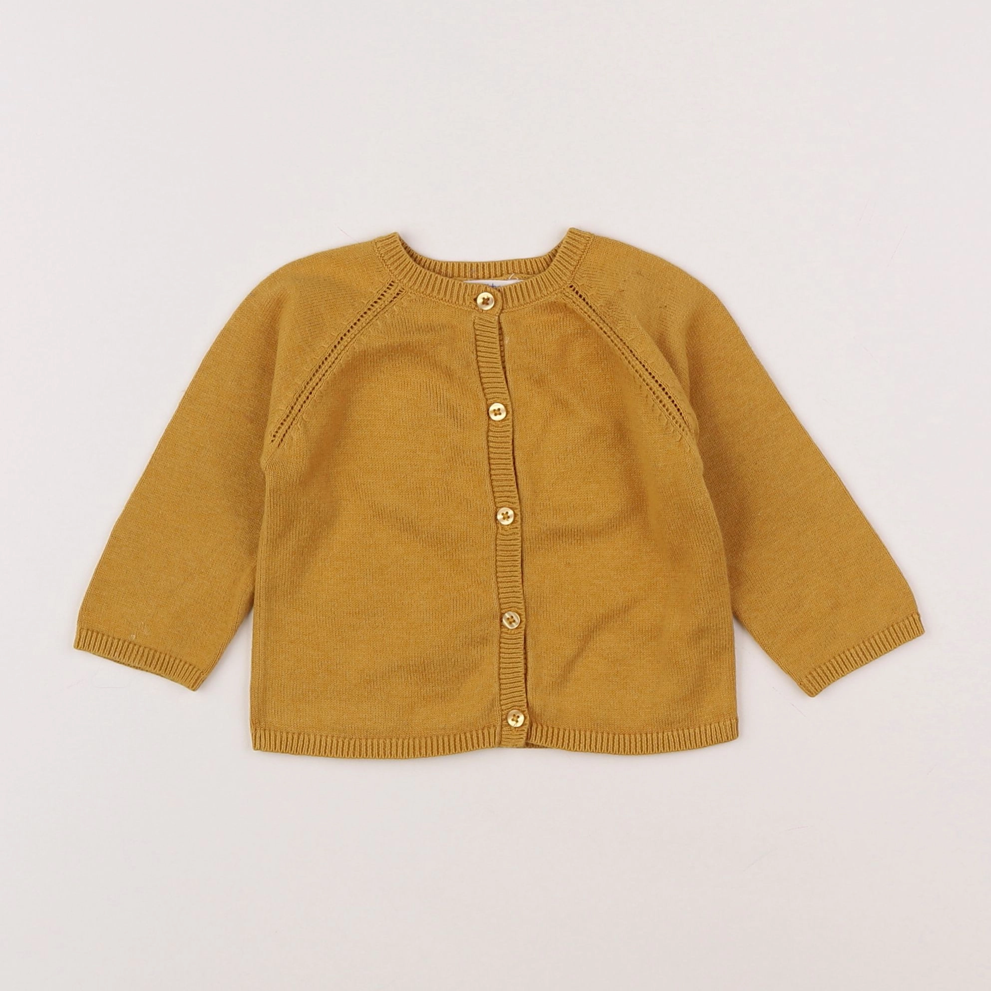 Boutchou - gilet jaune - 6 mois