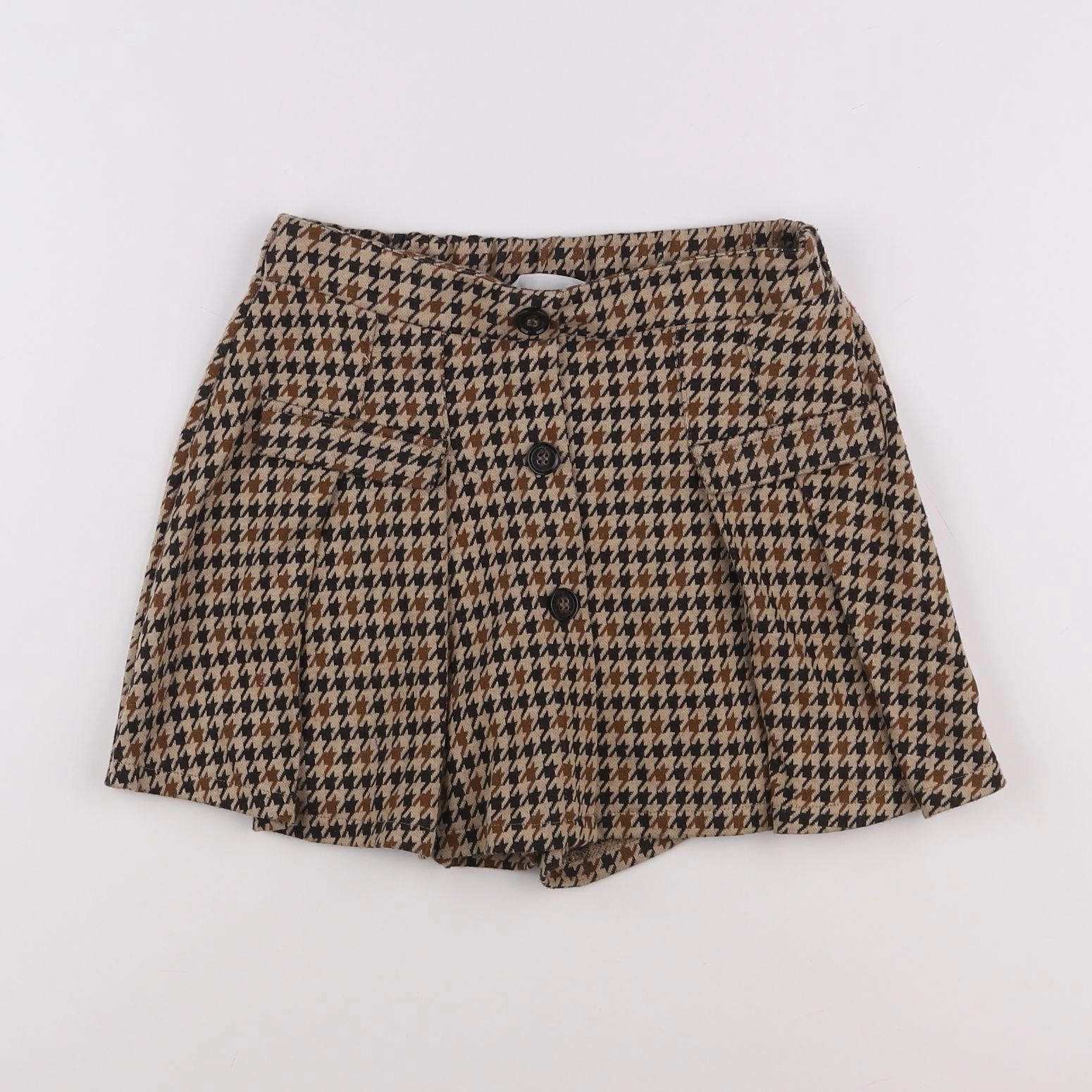 Zara - jupe short marron - 10 ans