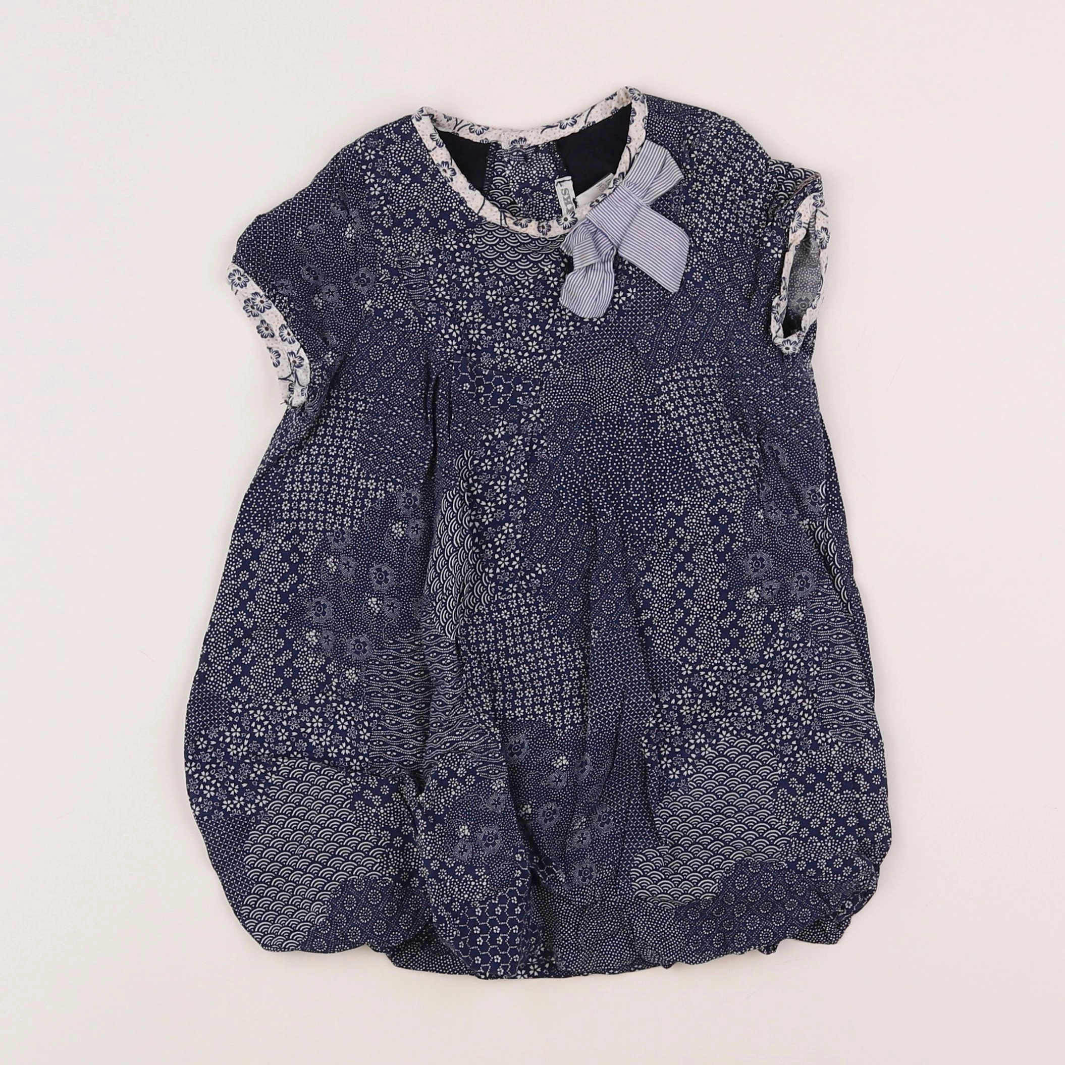 IKKS - robe bleu - 18 mois
