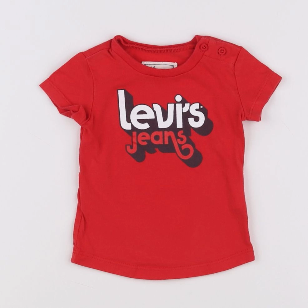 Levi's - tee-shirt rouge - 6 mois