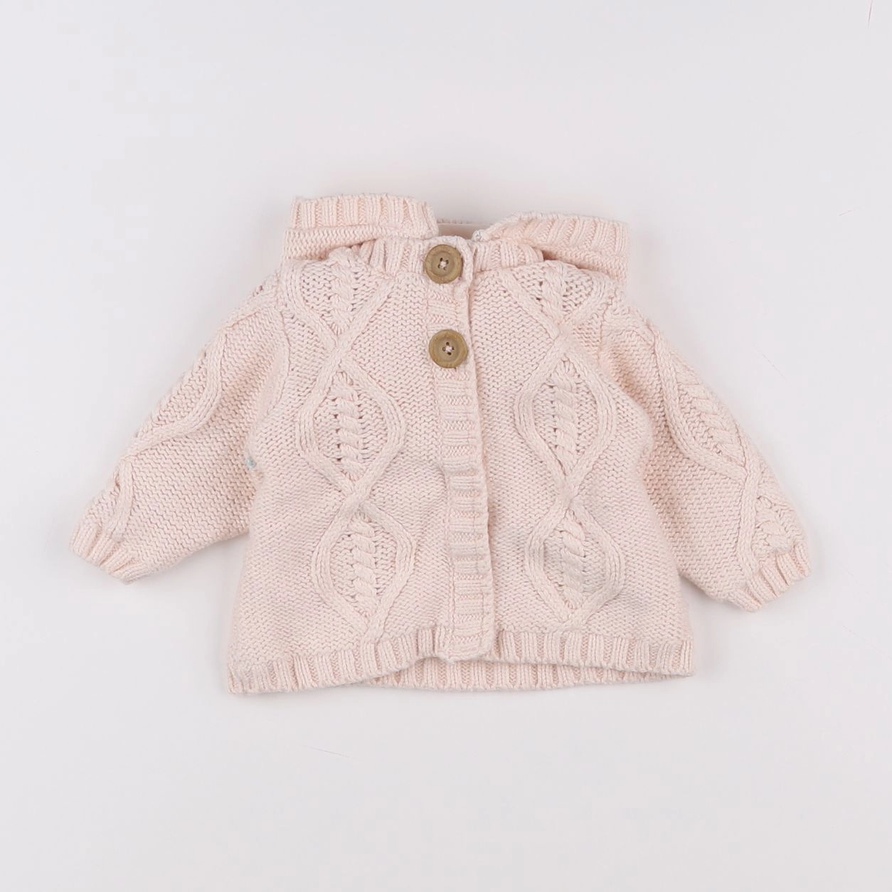 Vertbaudet - veste rose - 3 mois