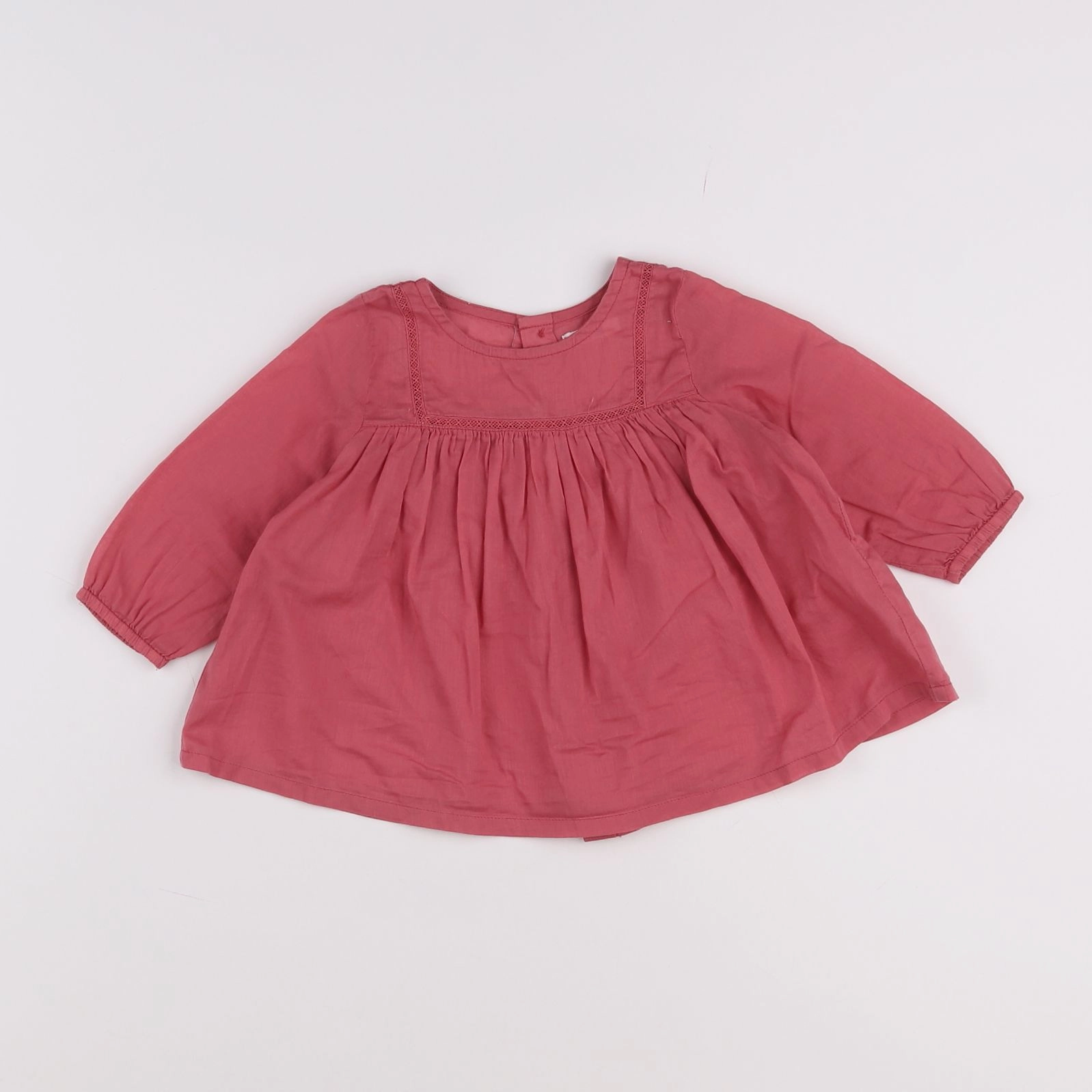 Boutchou - blouse rose - 9 mois