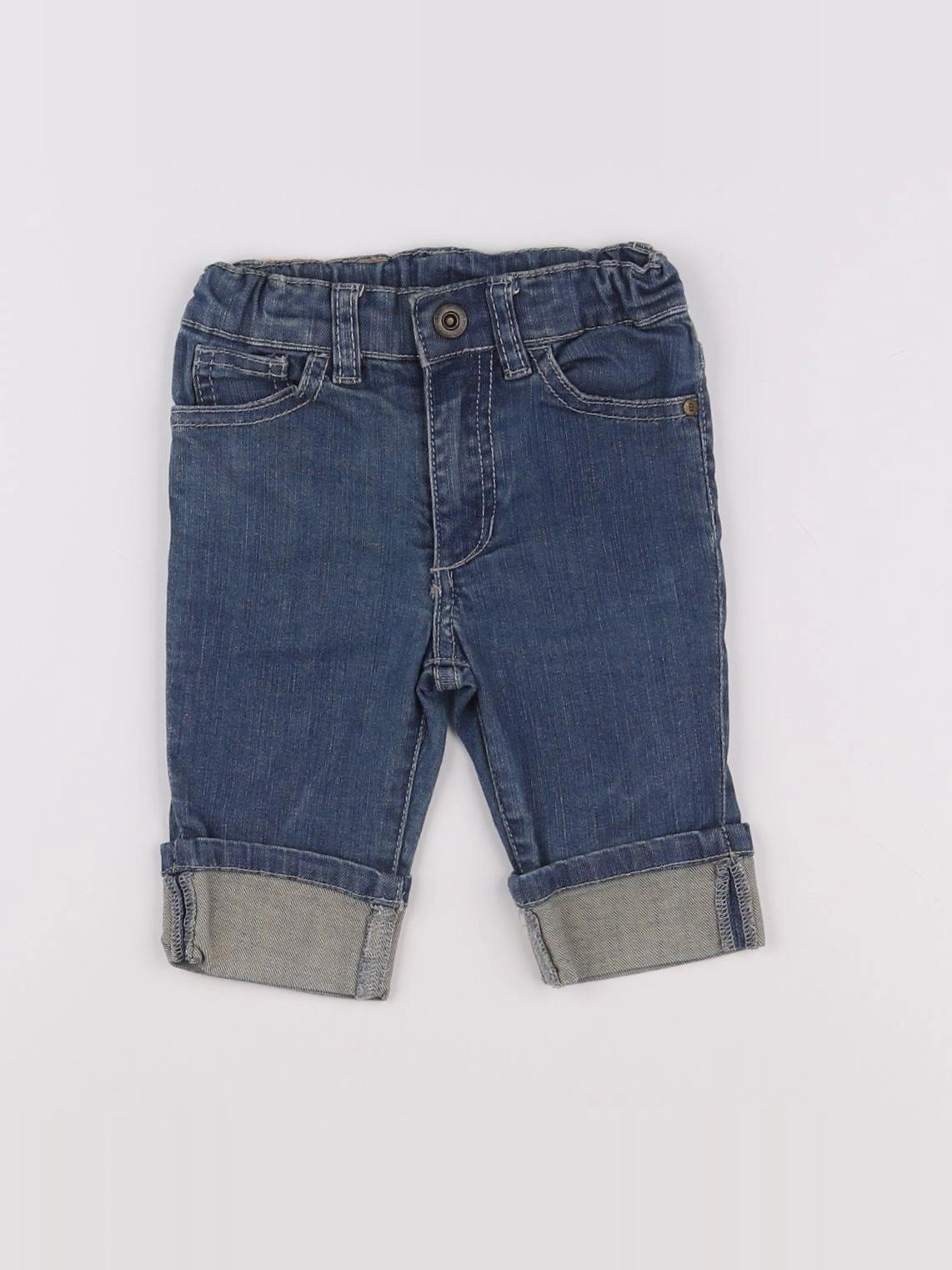 H&M - jean bleu - 3/6 mois