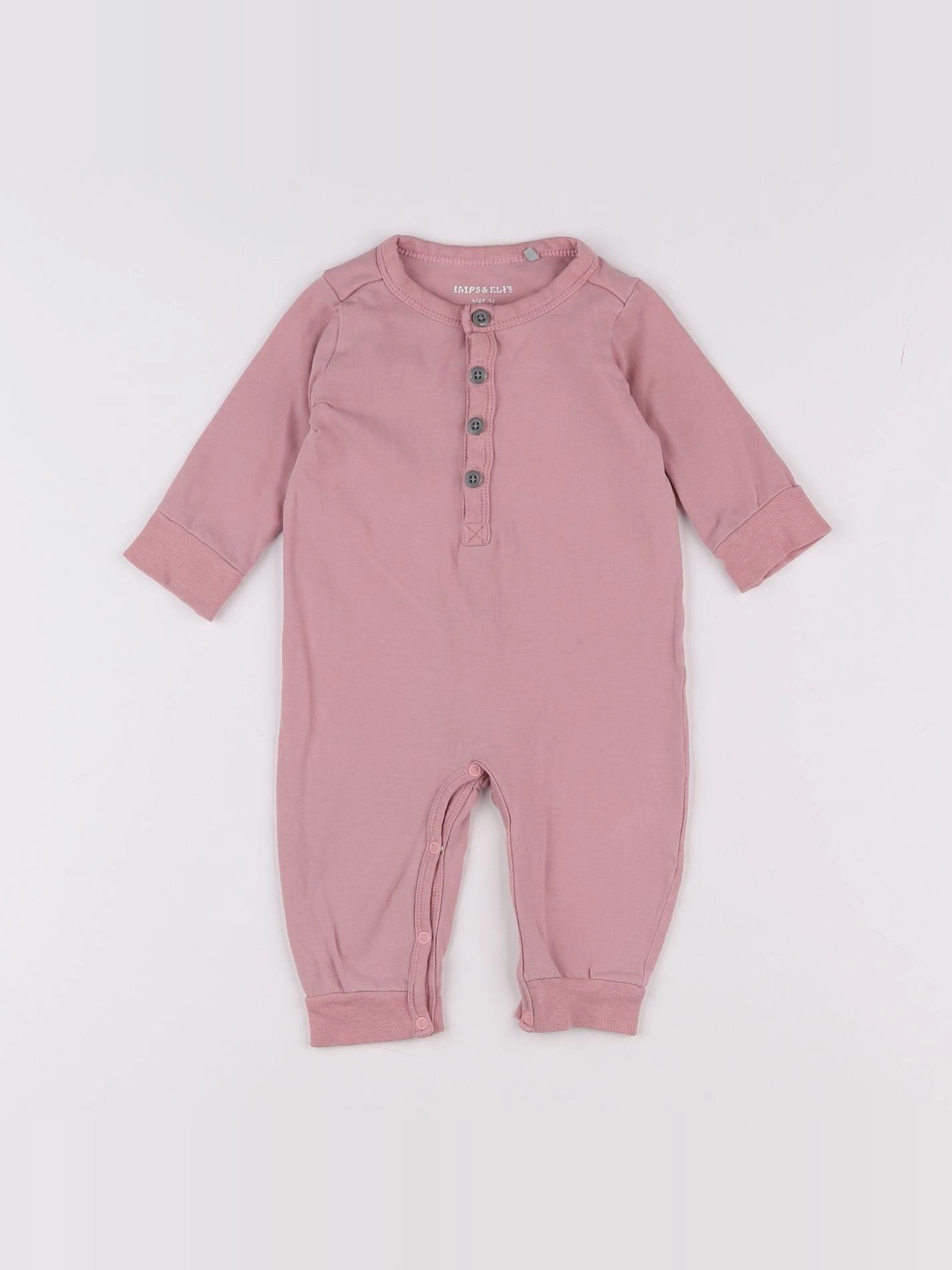 Imps & Elfs - pyjama coton rose - 3 mois