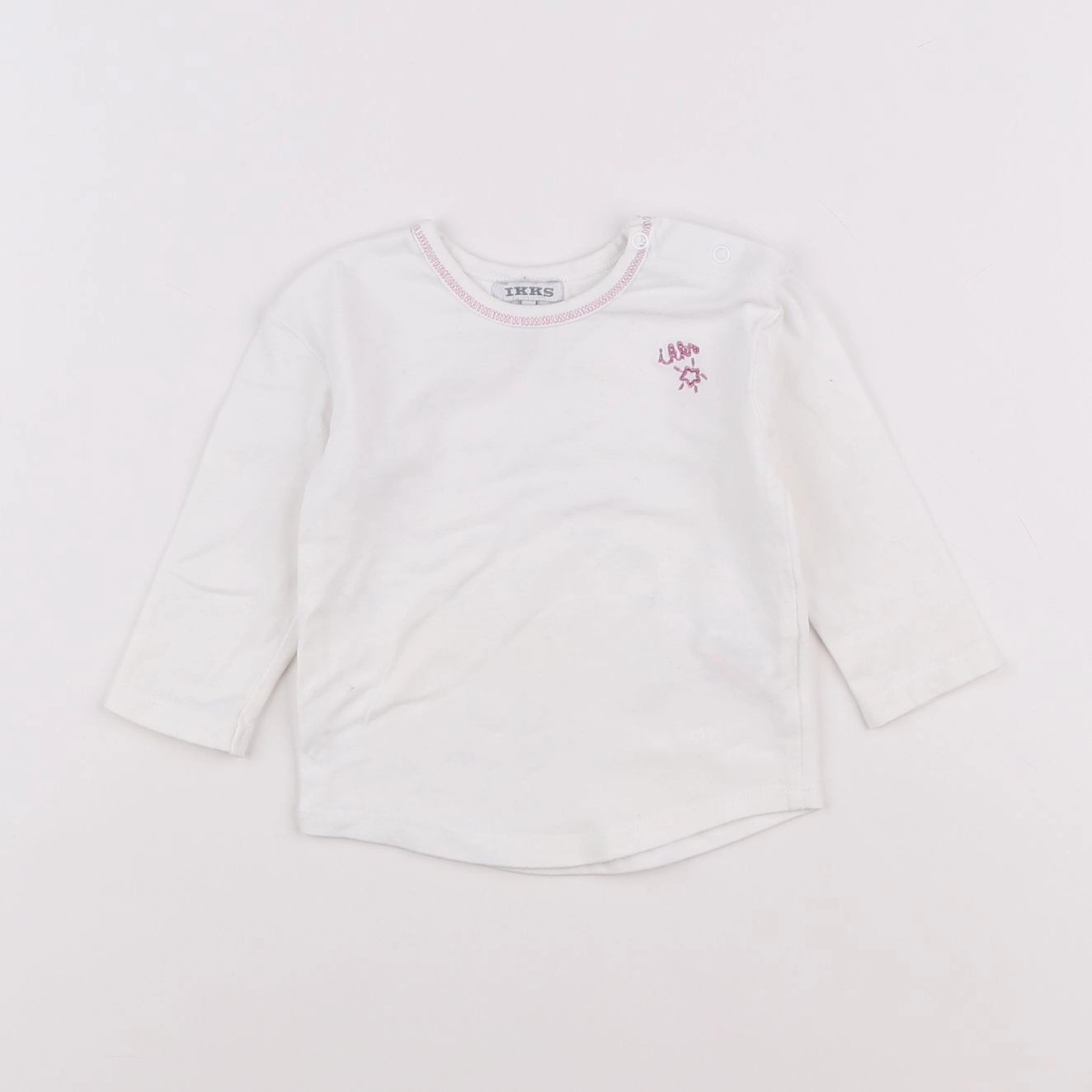 IKKS - tee-shirt blanc - 12 mois