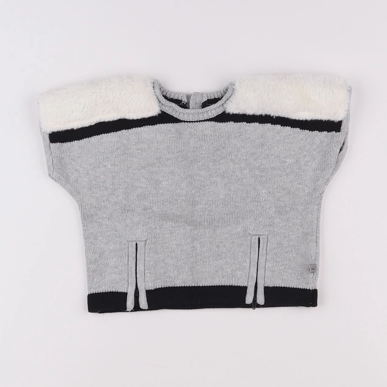 IKKS - pull gris - 12 mois