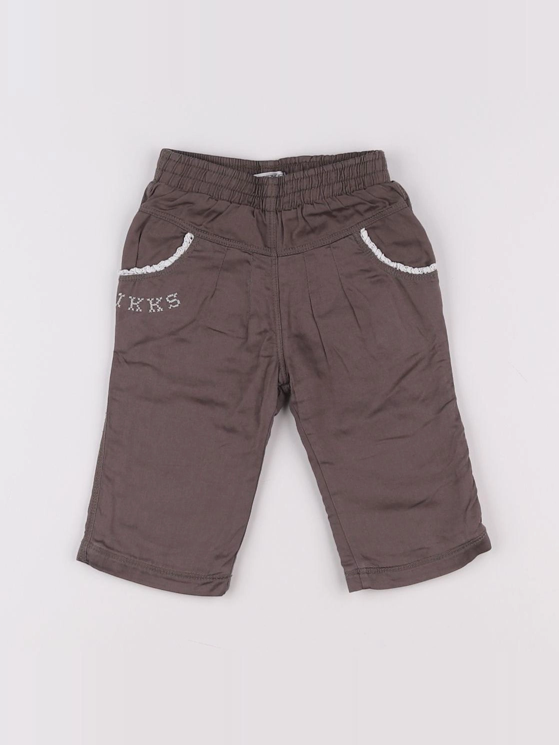 IKKS - pantalon doublé marron - 3 mois