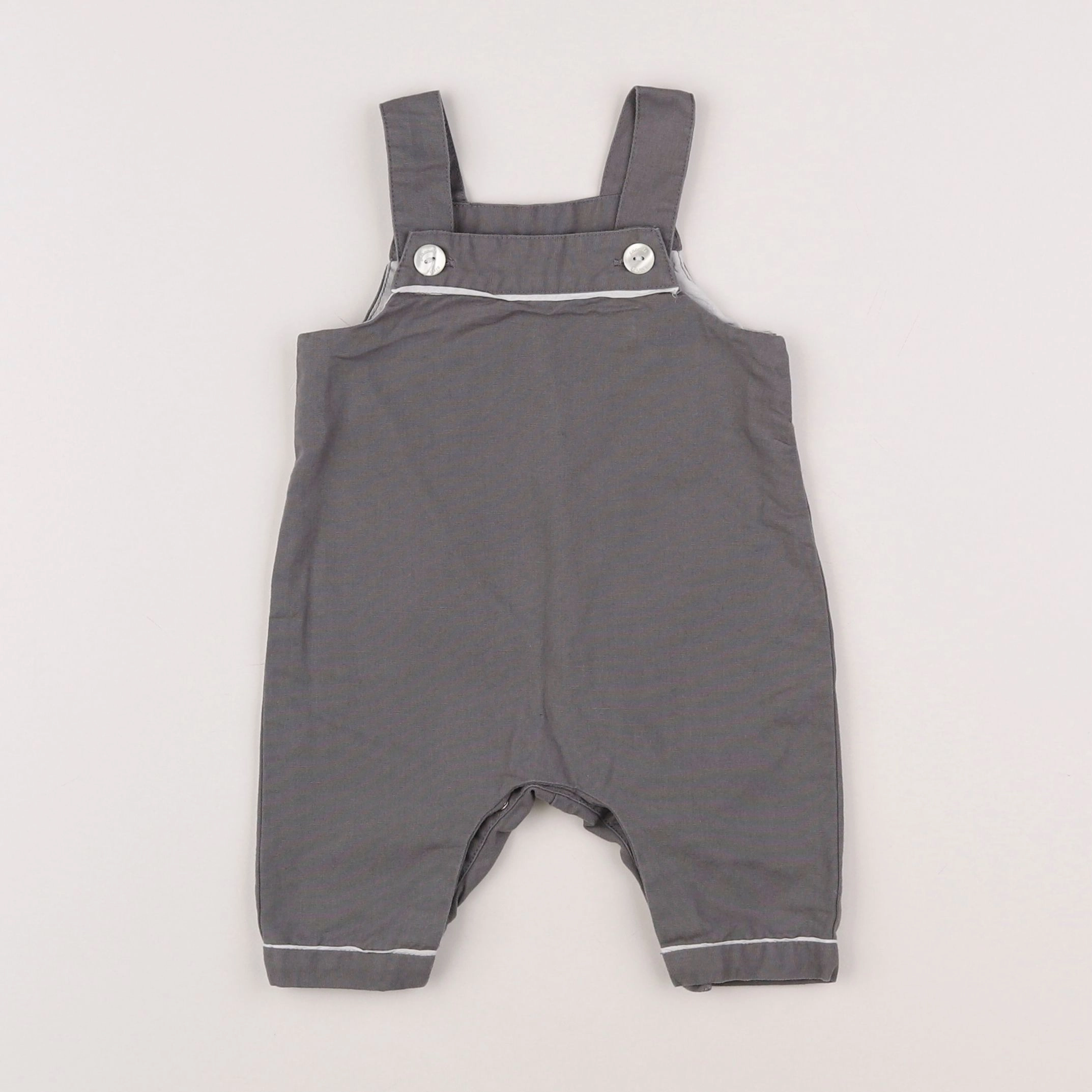 Jacadi - salopette gris - 3 mois