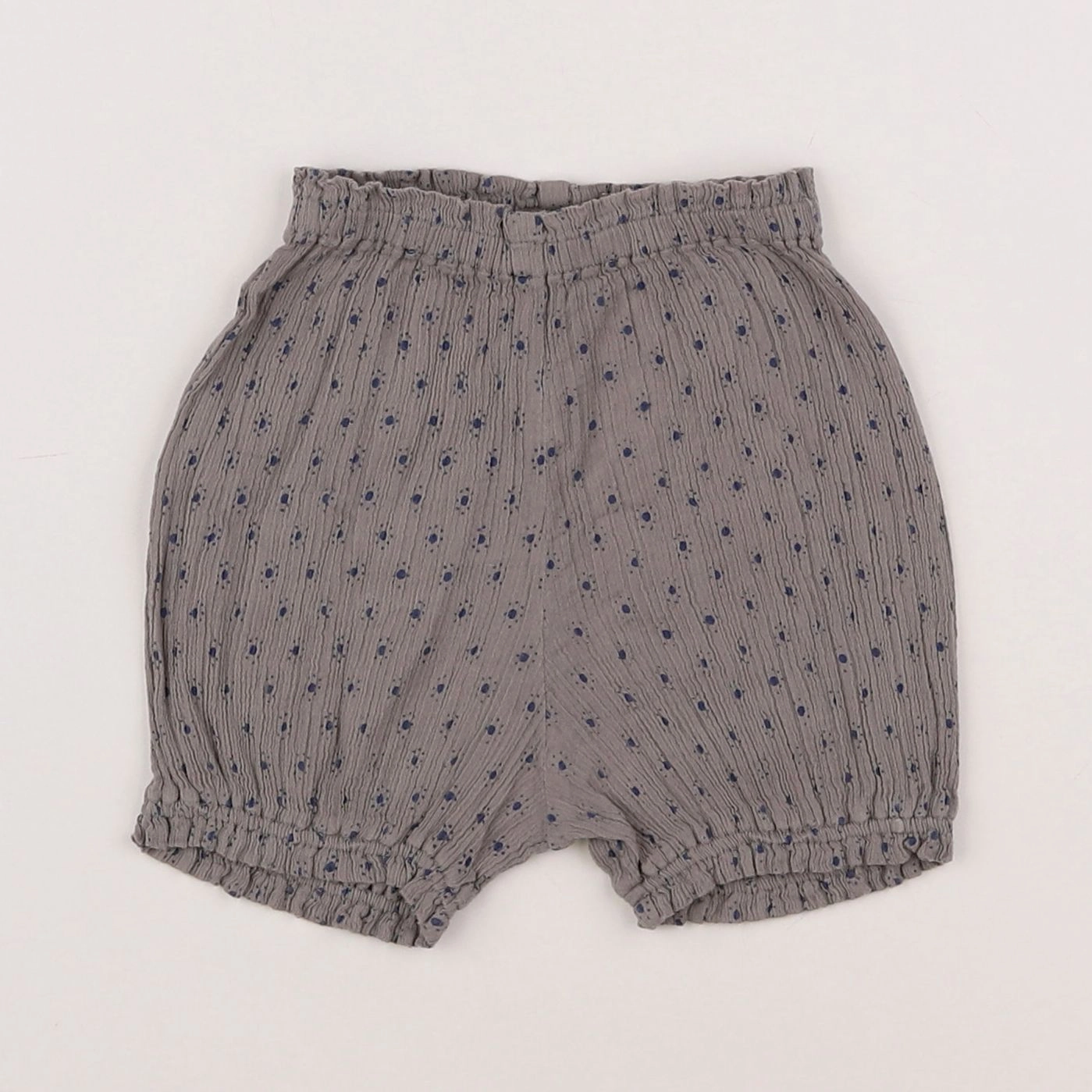 Bonton - short gris - 12 mois