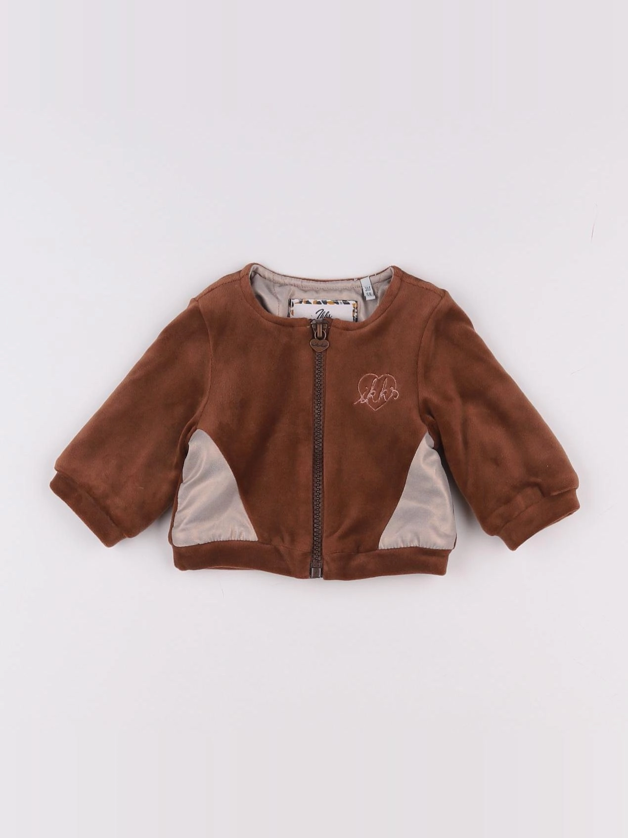 IKKS - veste marron - 3 mois