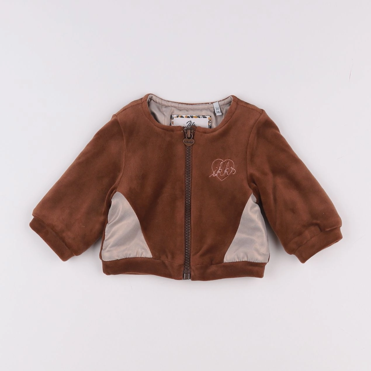 IKKS - veste marron - 3 mois