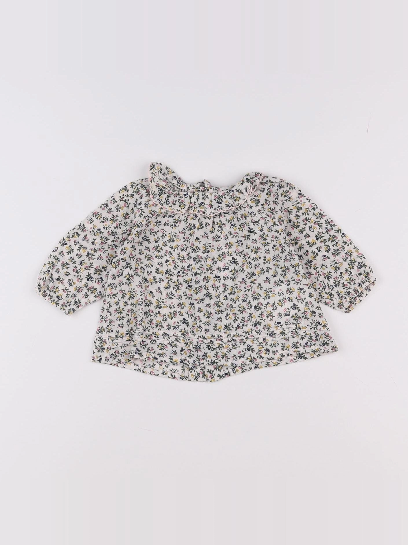 Boutchou - blouse multicolore - 3 mois