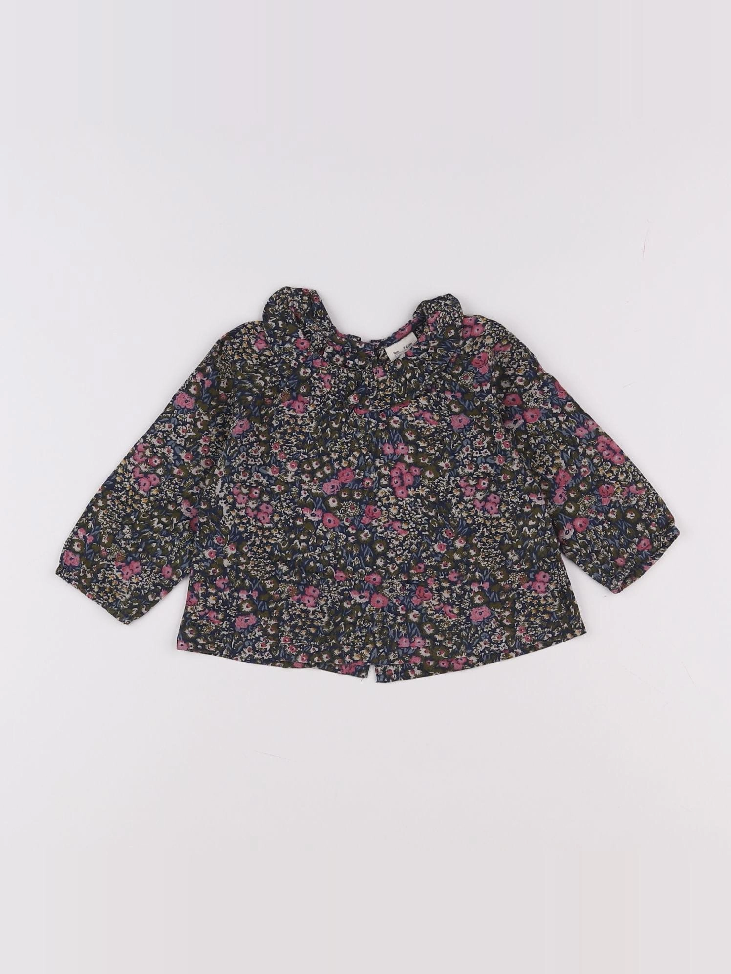 Nice Things - blouse bleu - 6 mois