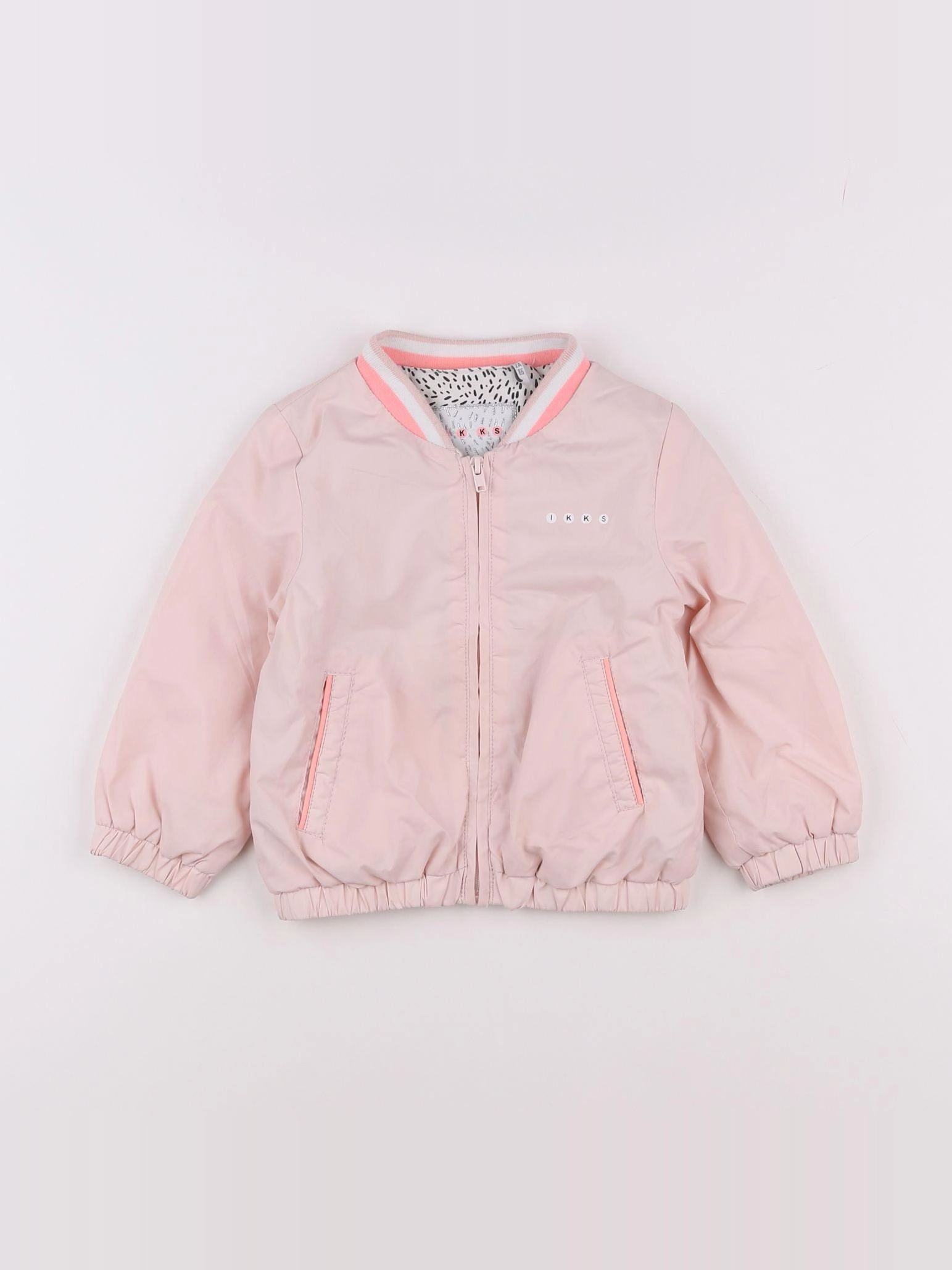 IKKS - veste imprimé au dos rose - 2 ans