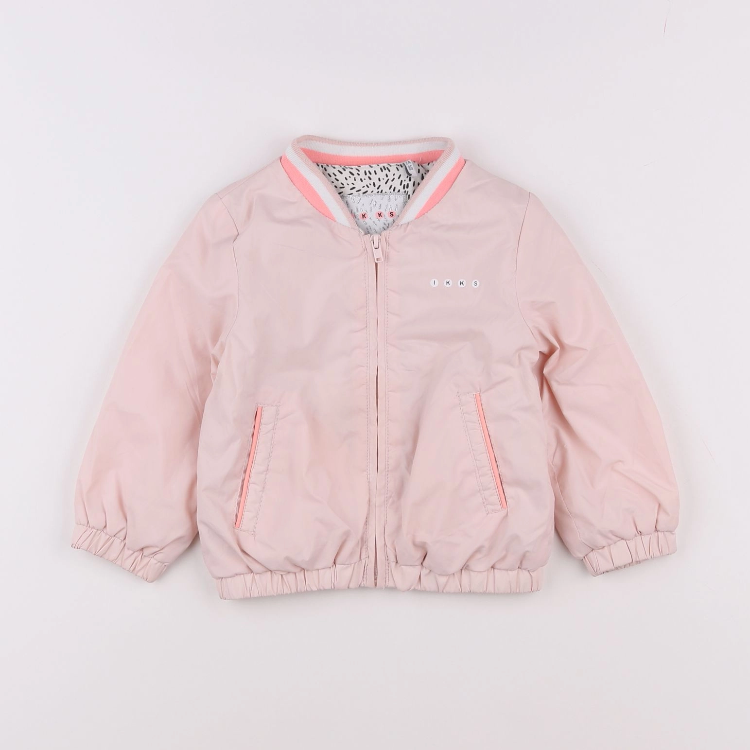 IKKS - veste imprimé au dos rose - 2 ans