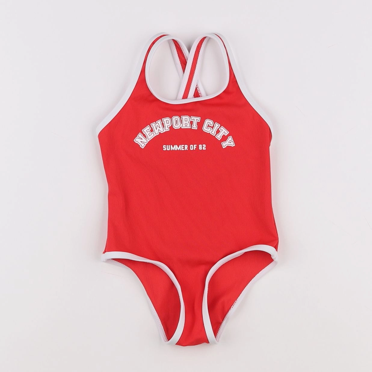 Zara - maillot de bain rouge - 2/3 ans