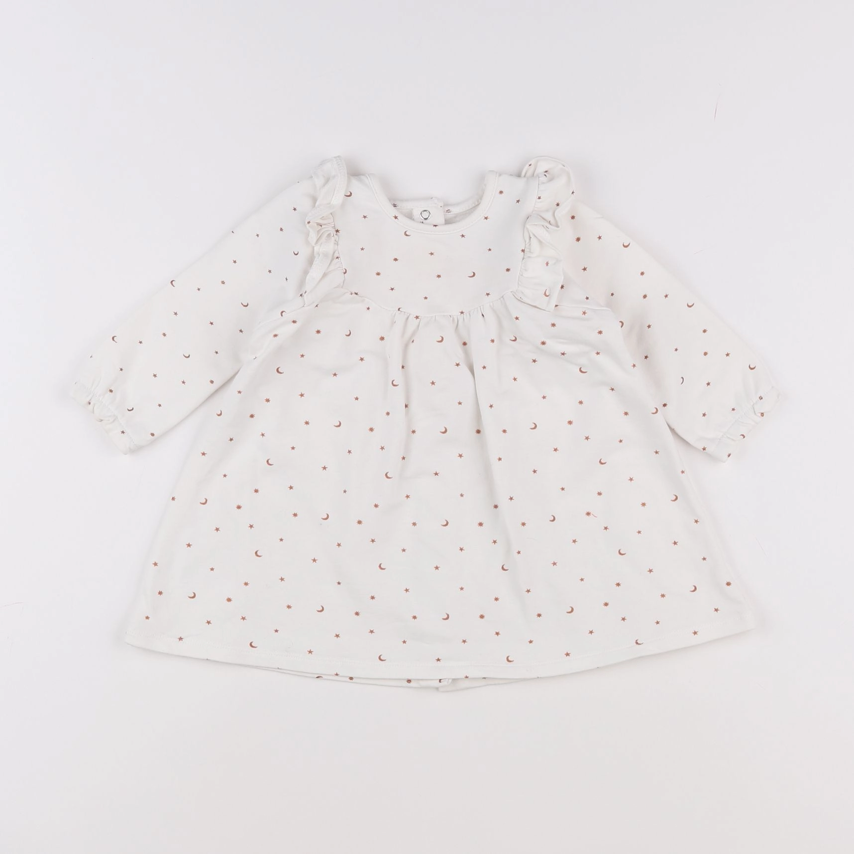 Vertbaudet - robe blanc - 9 mois