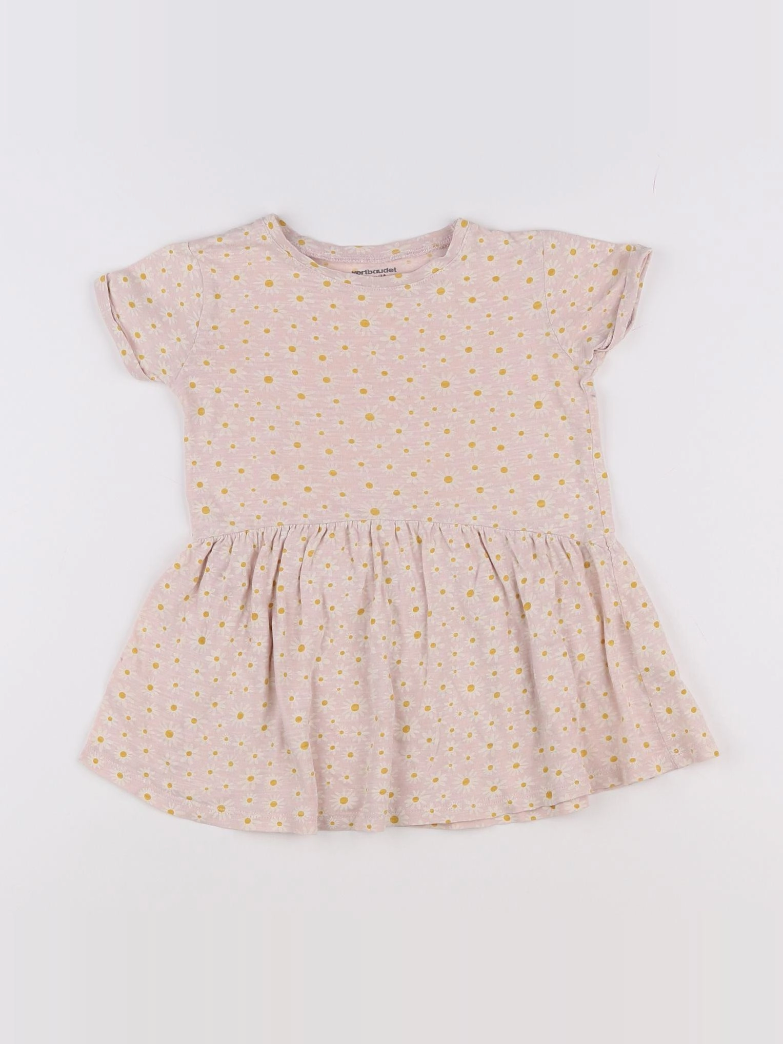 Vertbaudet - robe rose - 3 ans