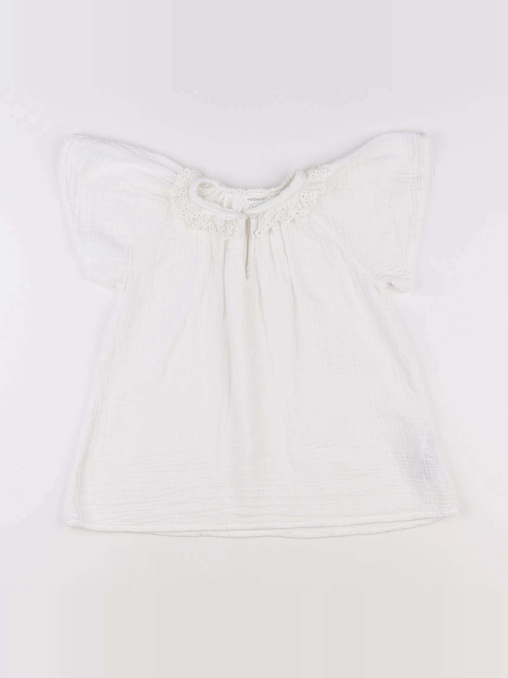 Vertbaudet - blouse blanc - 9 ans