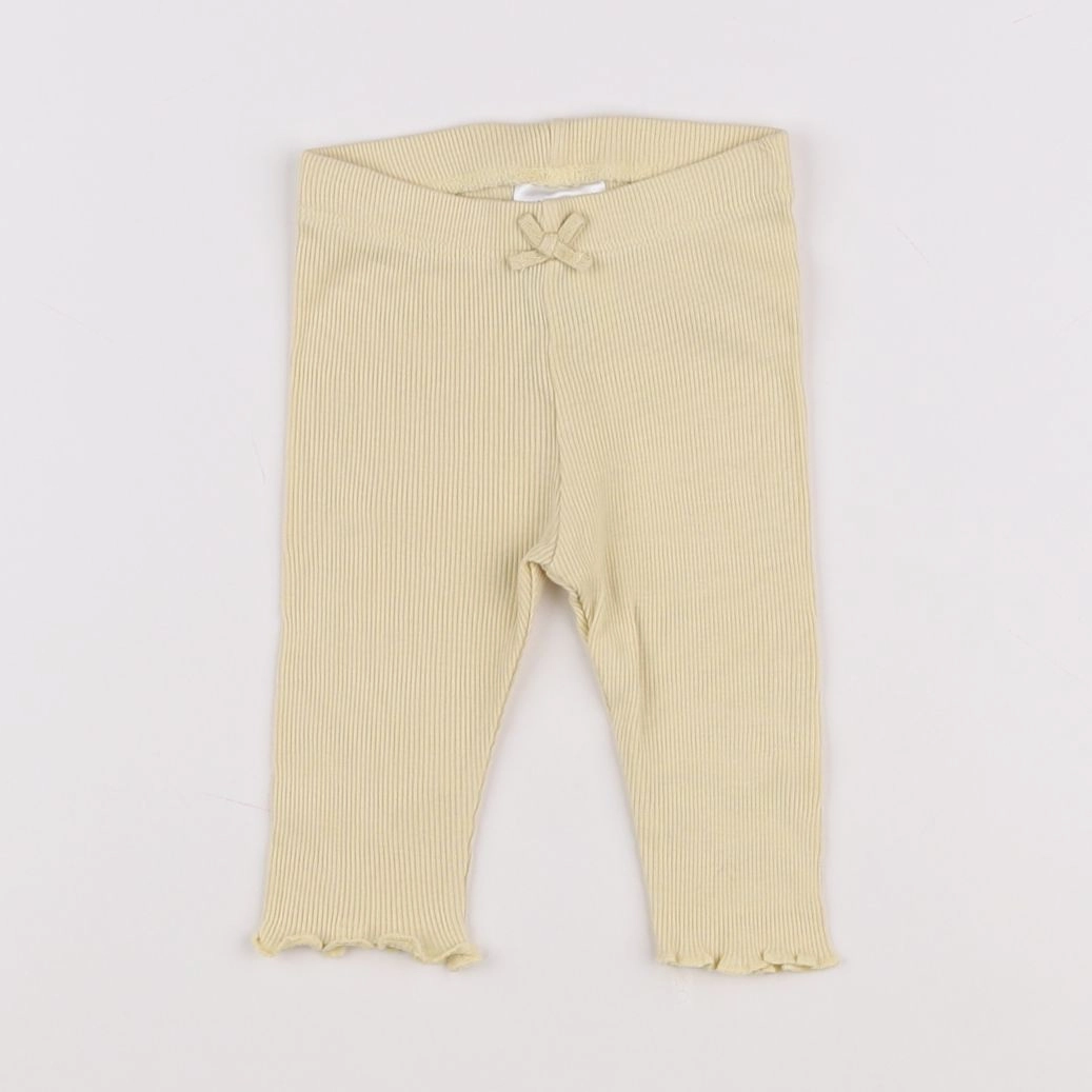 H&M - legging jaune - 3 mois