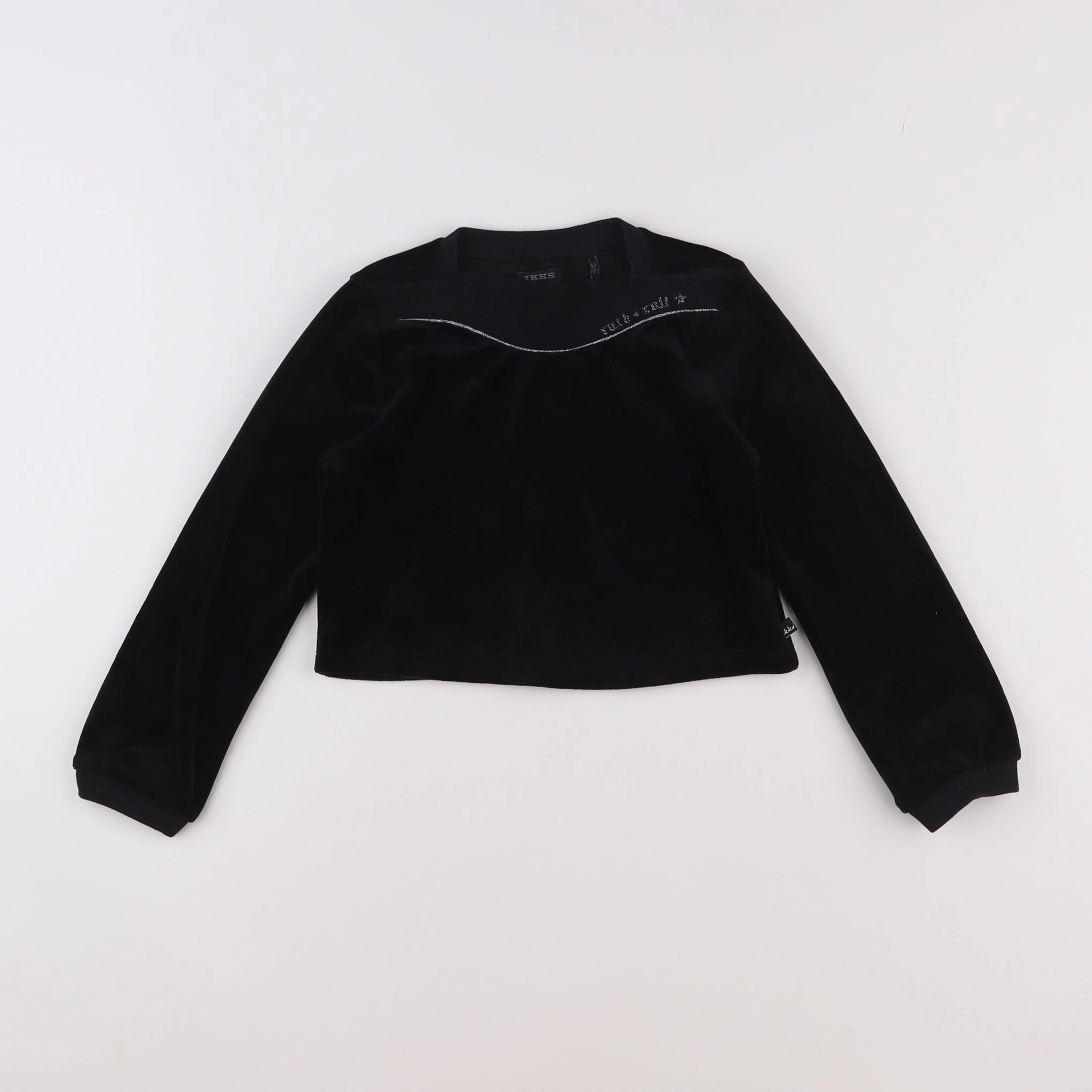 IKKS - sweat noir, or - 6 ans