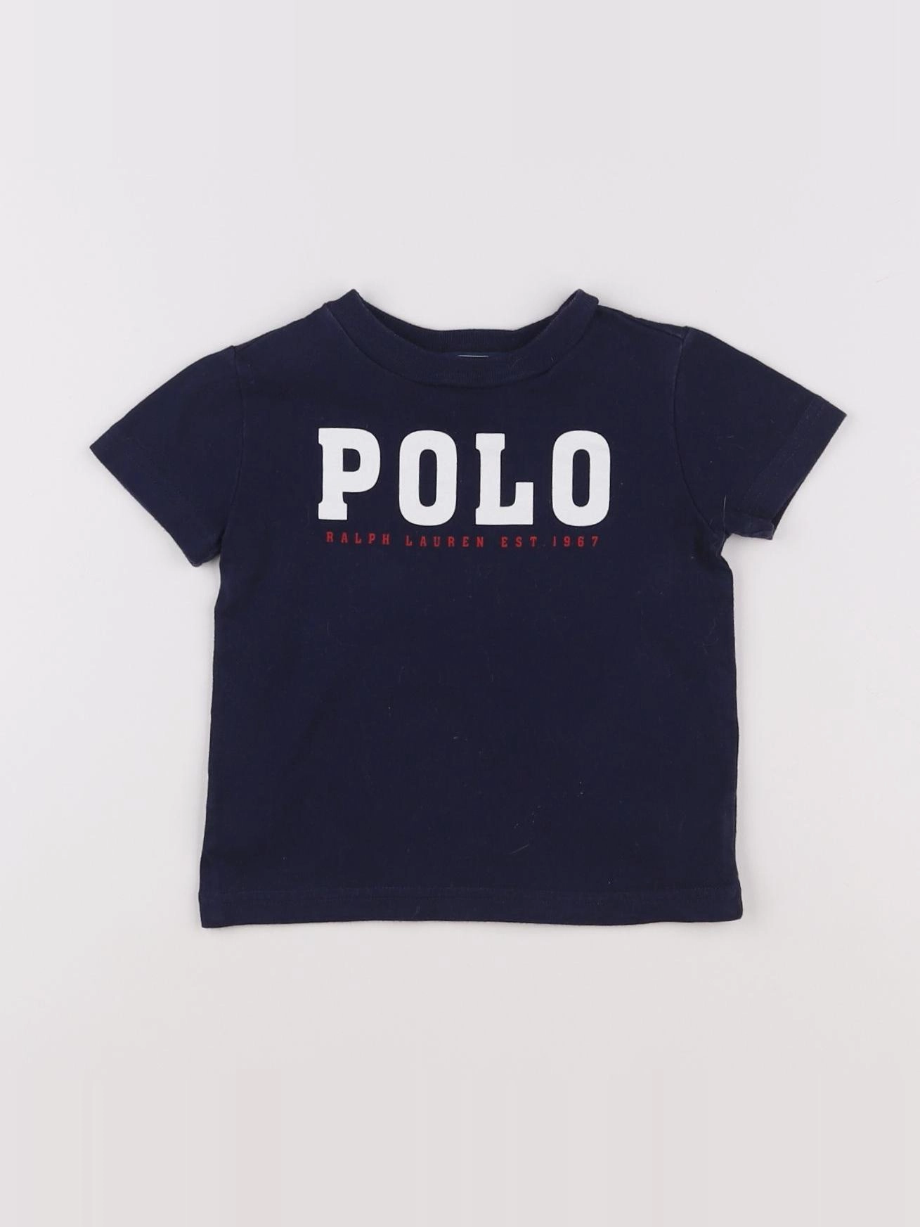 Ralph Lauren - tee-shirt bleu - 12 mois