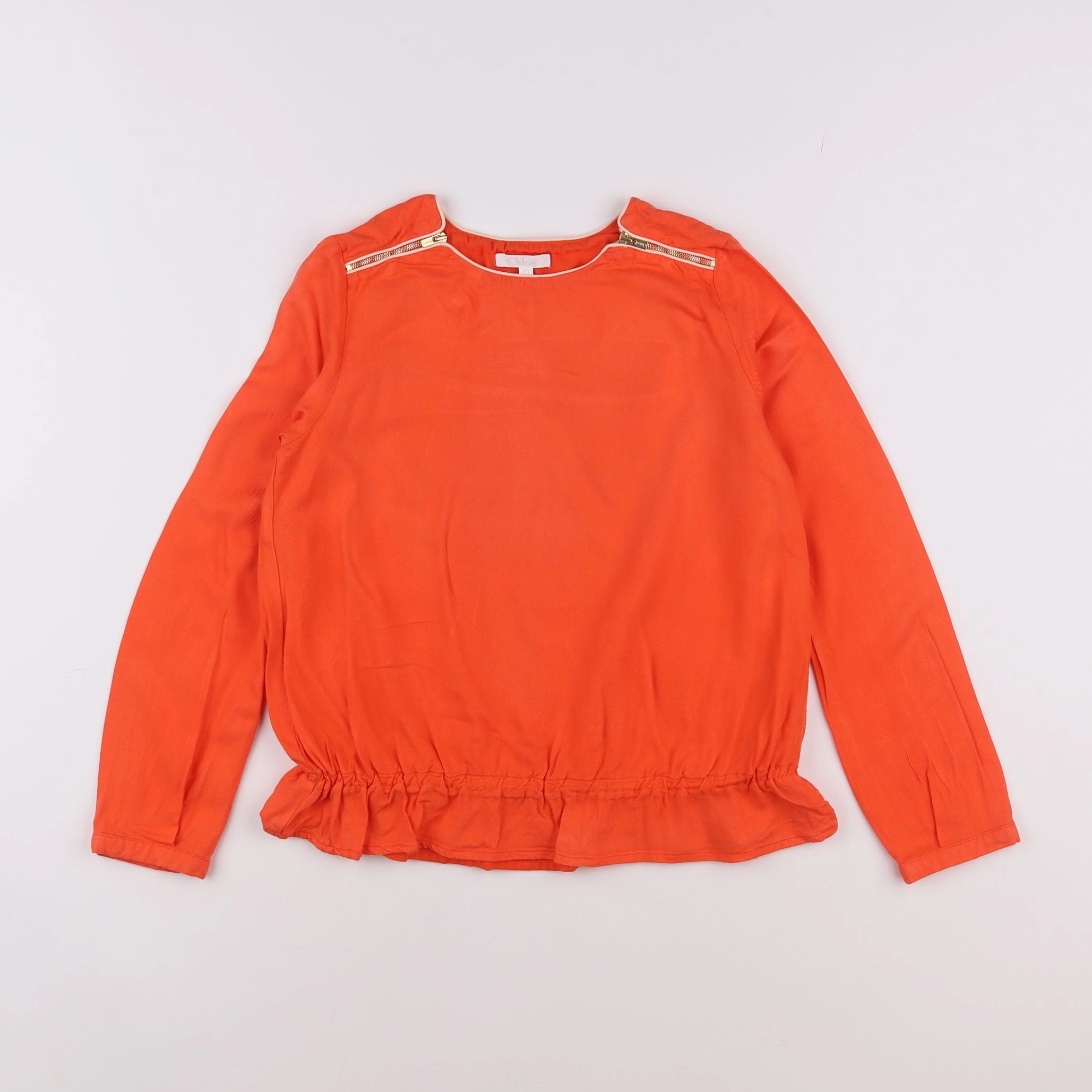 Chloé - blouse orange - 10 ans