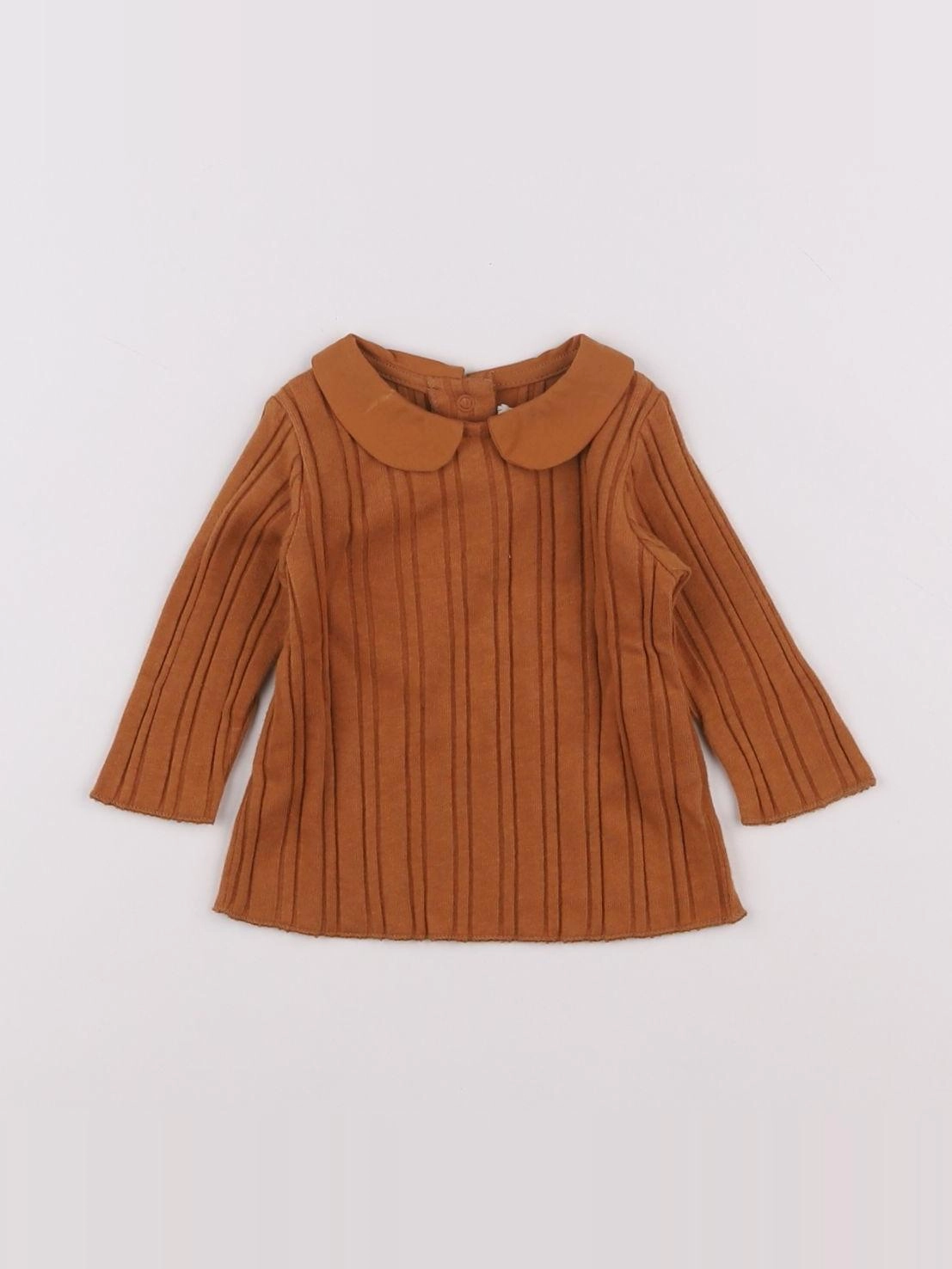 Play Up - tee-shirt marron - 3 mois