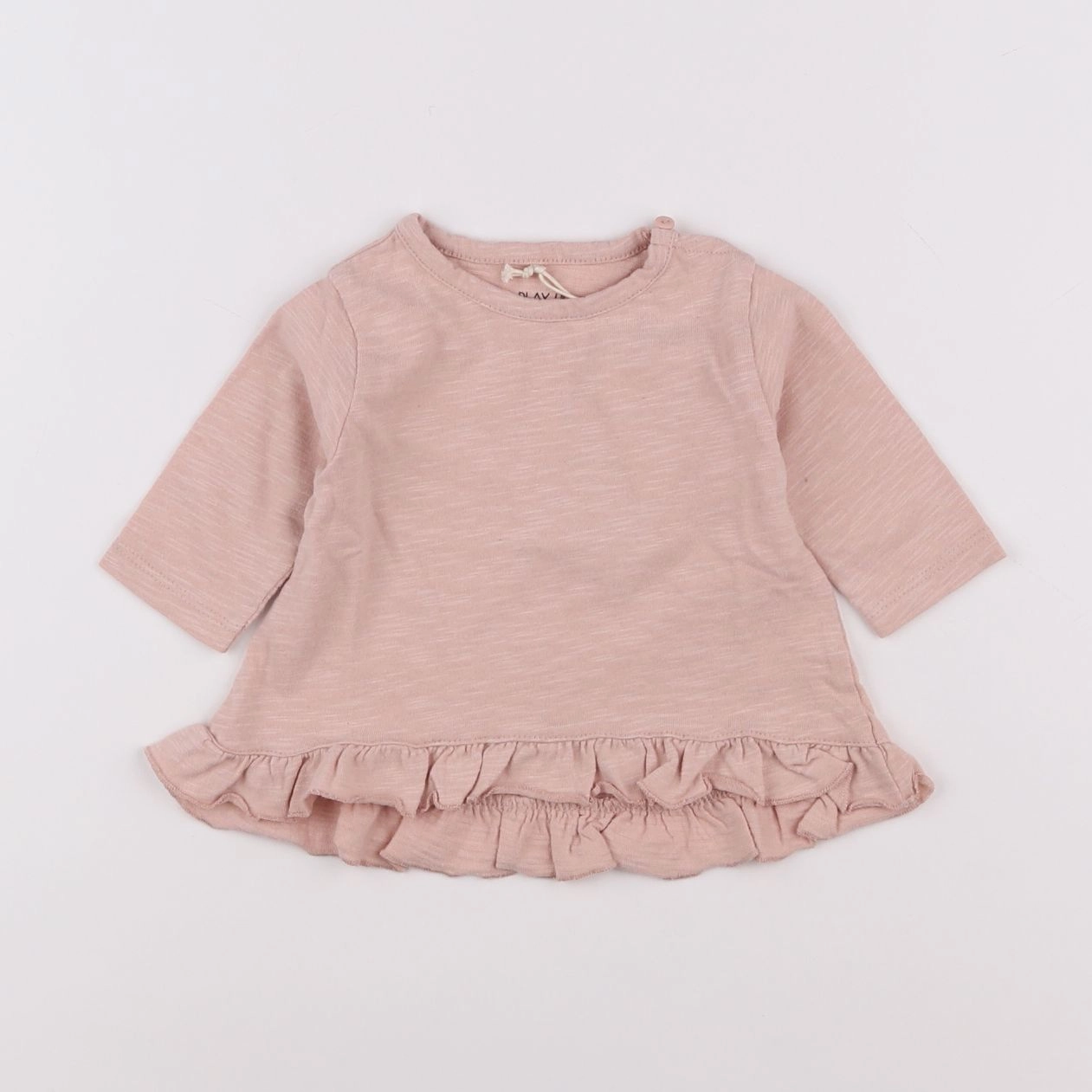 Play Up - tee-shirt rose - 3 mois