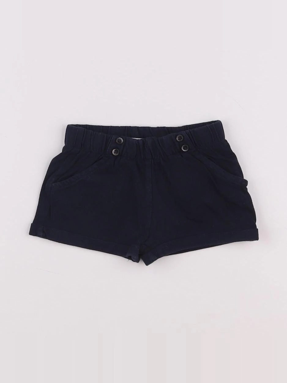 Boutchou - short bleu - 12 mois
