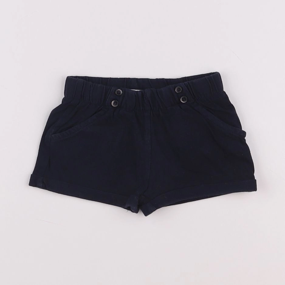 Boutchou - short bleu - 12 mois