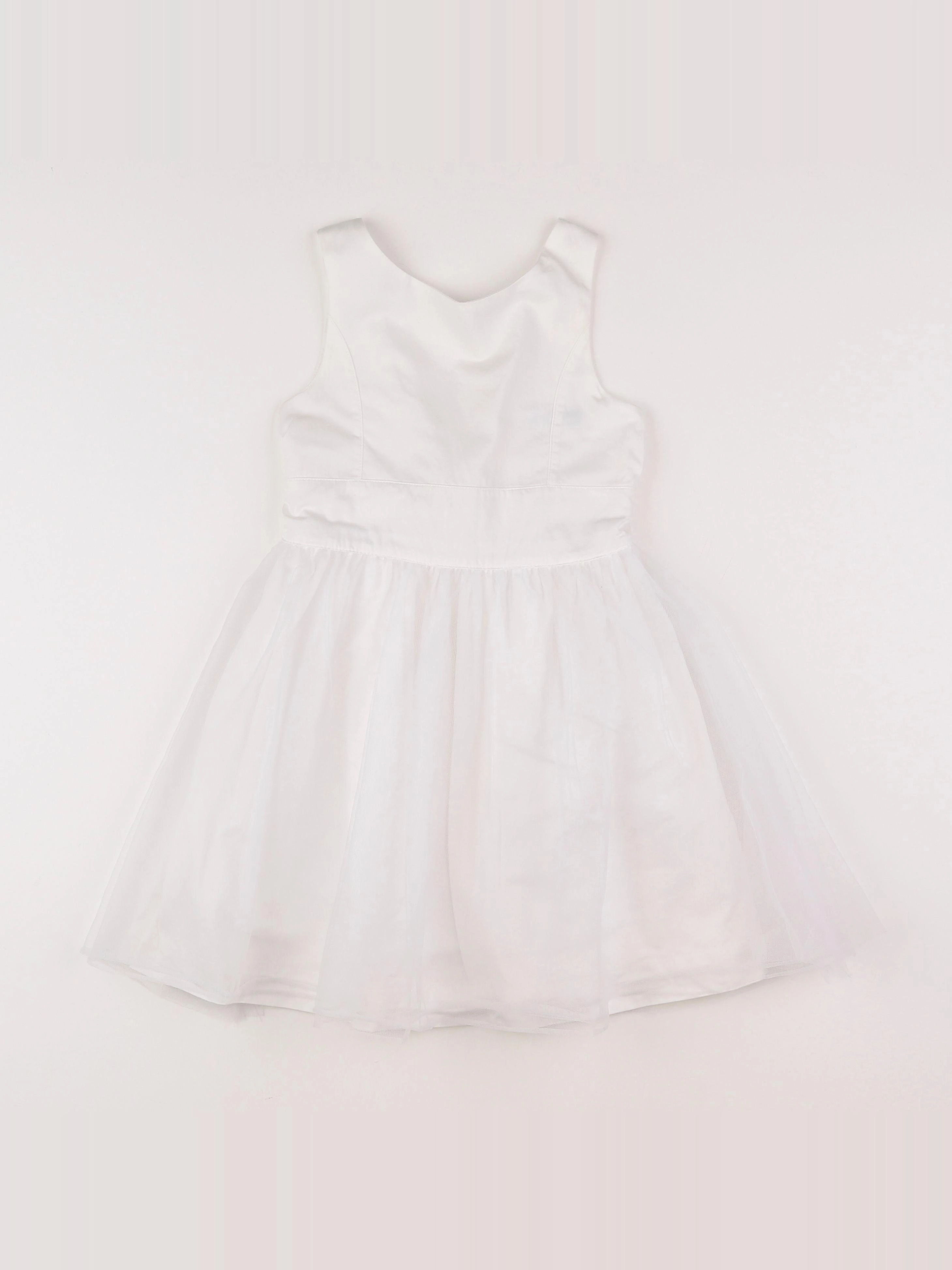 Vertbaudet - robe blanc - 6 ans