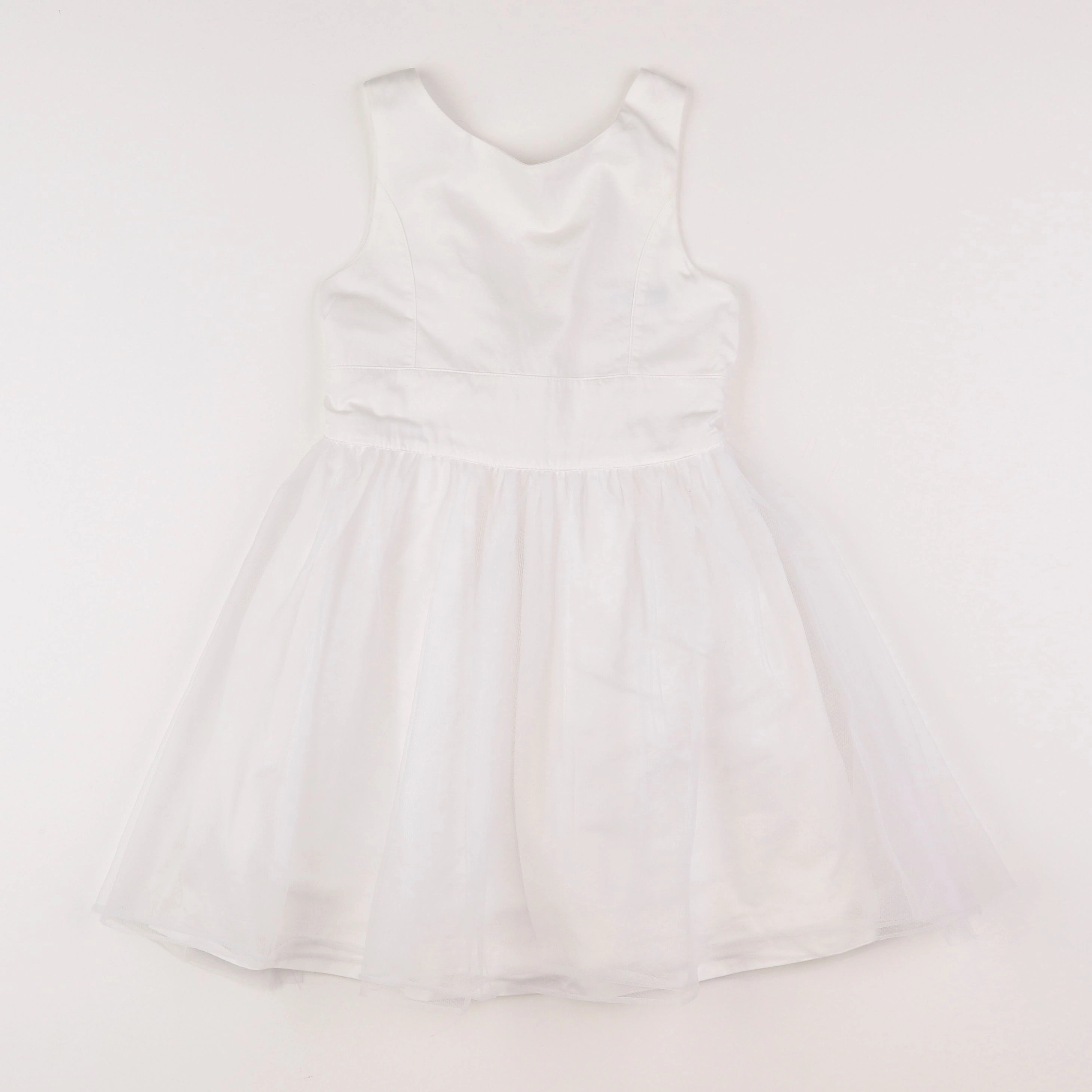 Vertbaudet - robe blanc - 6 ans