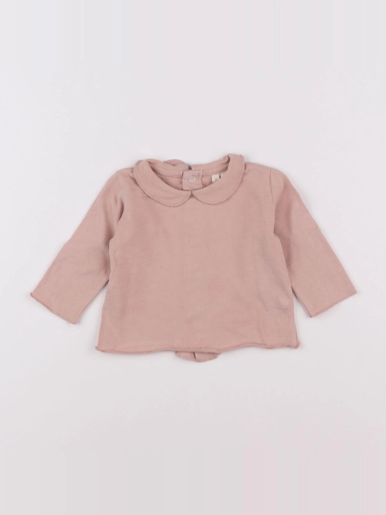 Gray Label - tee-shirt rose - 3/6 mois